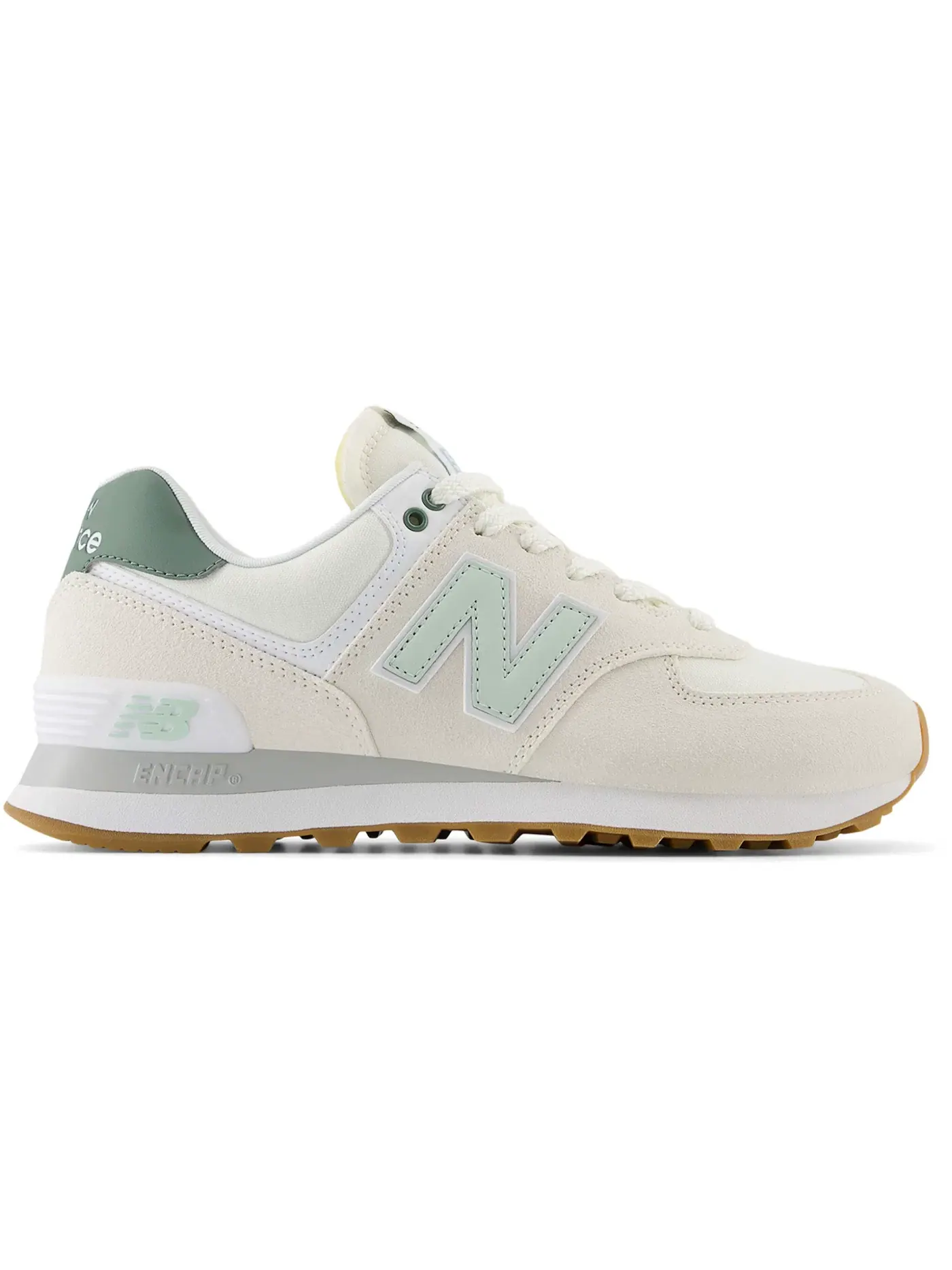 Женские кроссовки Lifestyle New Balance 574, Sea Salt New Spruce — изображение 1 из 1