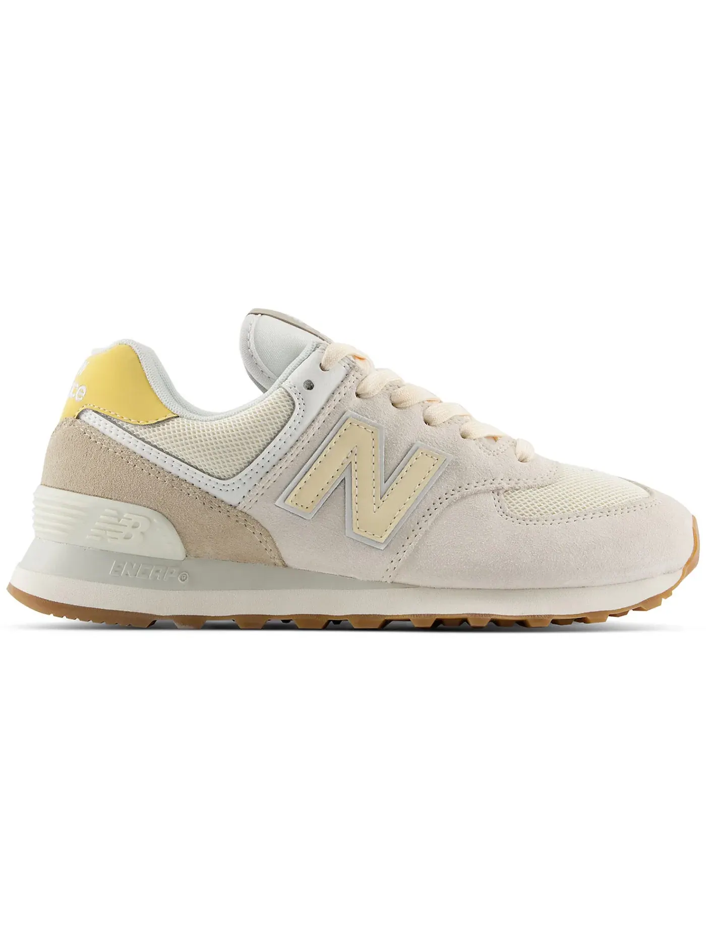 Женские кроссовки для активного отдыха New Balance 574 — изображение 1 из 1, желтый