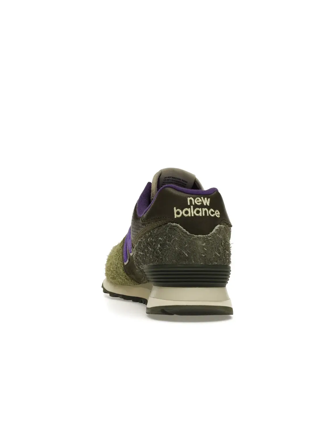 Мужские кроссовки с замшевым верхом New Balance 574 — изображение 4 из 4, зеленый фиолетовый