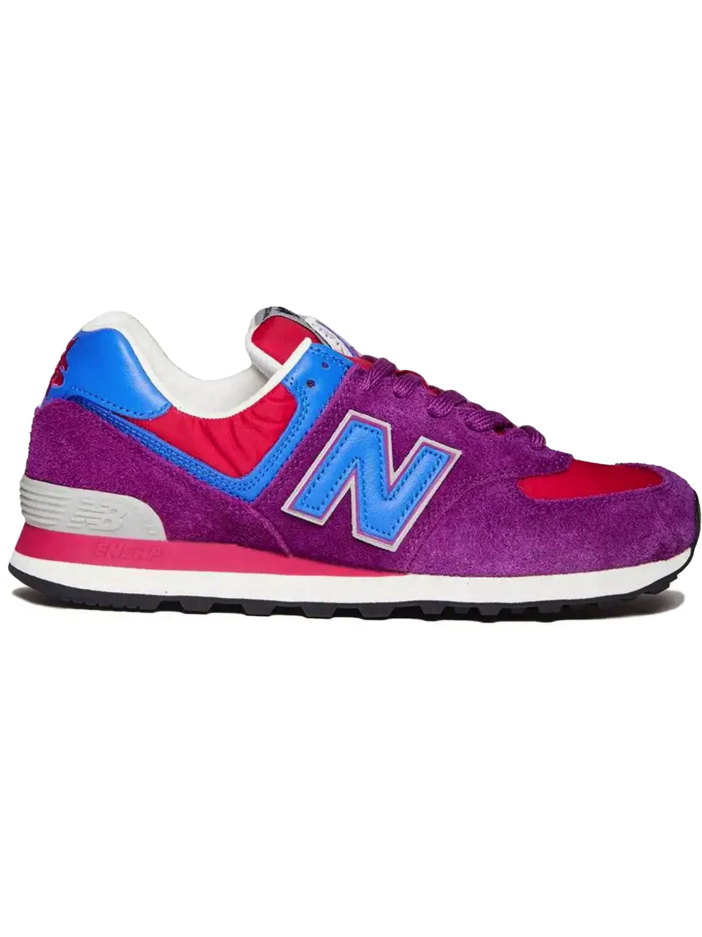Мужские кроссовки Lifestyle New Balance 574 — изображение 1 из 1, фиолетовый/красный