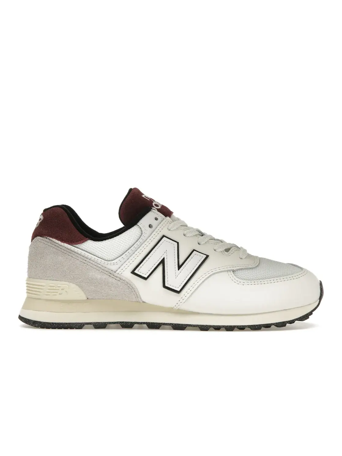 Мужские кроссовки Lifestyle New Balance 574 — изображение 1 из 4, белый бордовый