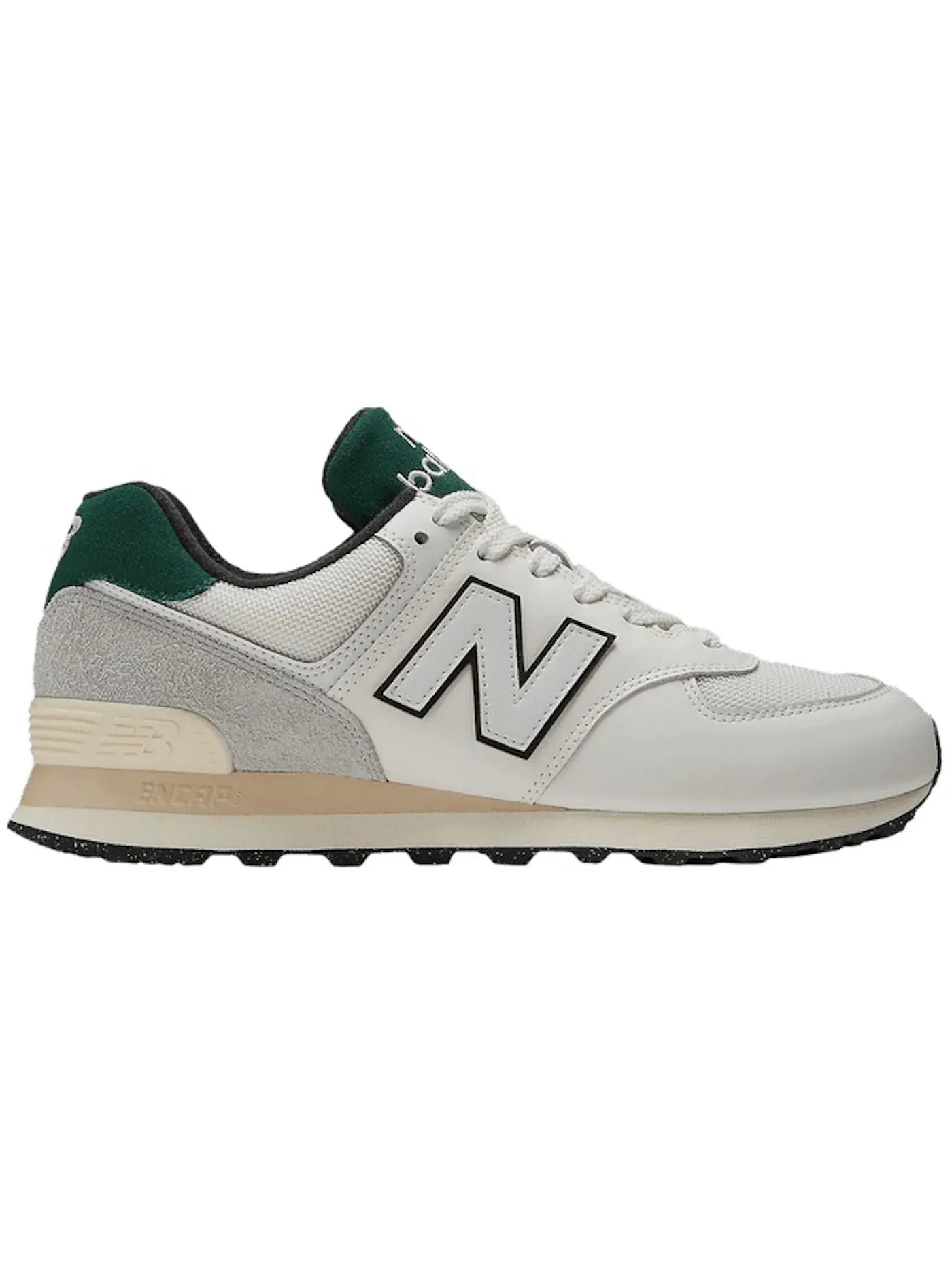 Мужские кроссовки Lifestyle New Balance 574 — изображение 1 из 1, белый/зеленый