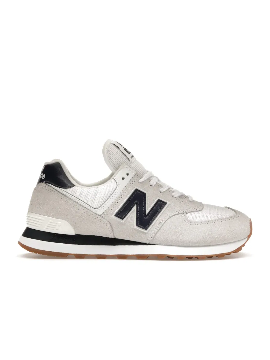 Мужские кроссовки Lifestyle New Balance 574 — изображение 1 из 4, белый/серый/темно-синий
