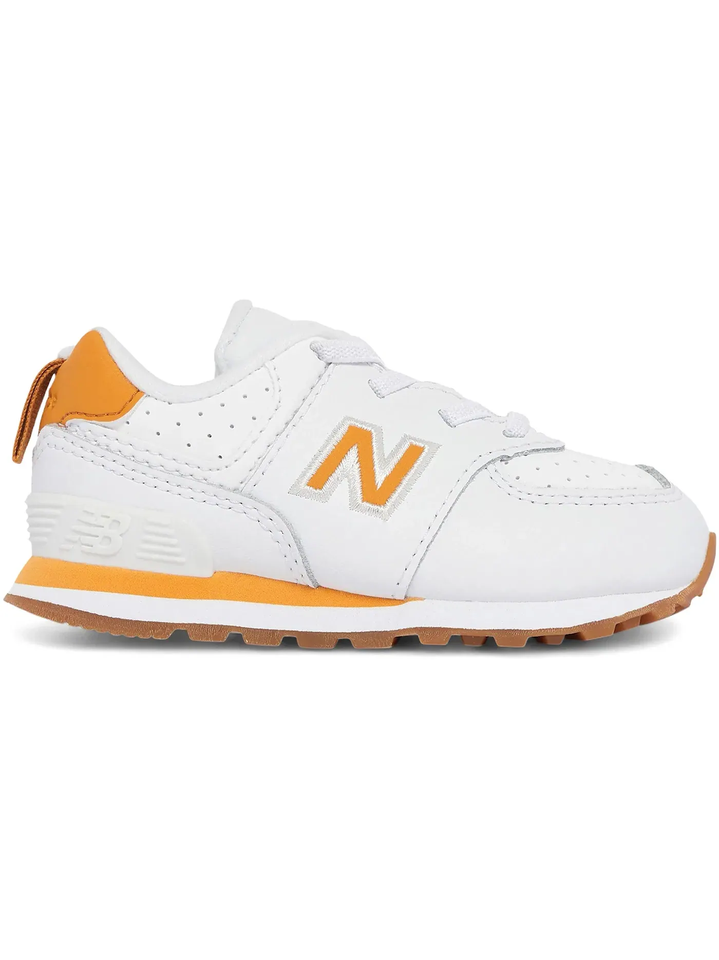 Детские кроссовки Lifestyle New Balance 574 — изображение 1 из 1, белый/коричневый