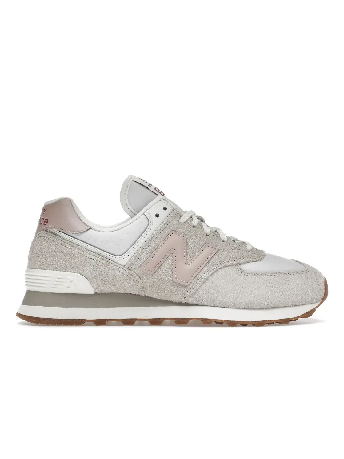 Унисекс кроссовки Lifestyle New Balance 574 — изображение 1 из 4, белый/розовый