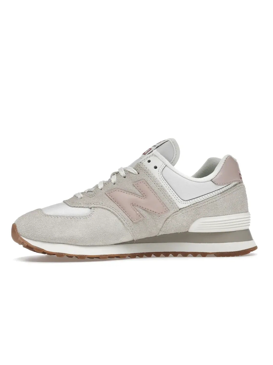 Унисекс кроссовки Lifestyle New Balance 574 — изображение 3 из 4, белый/розовый
