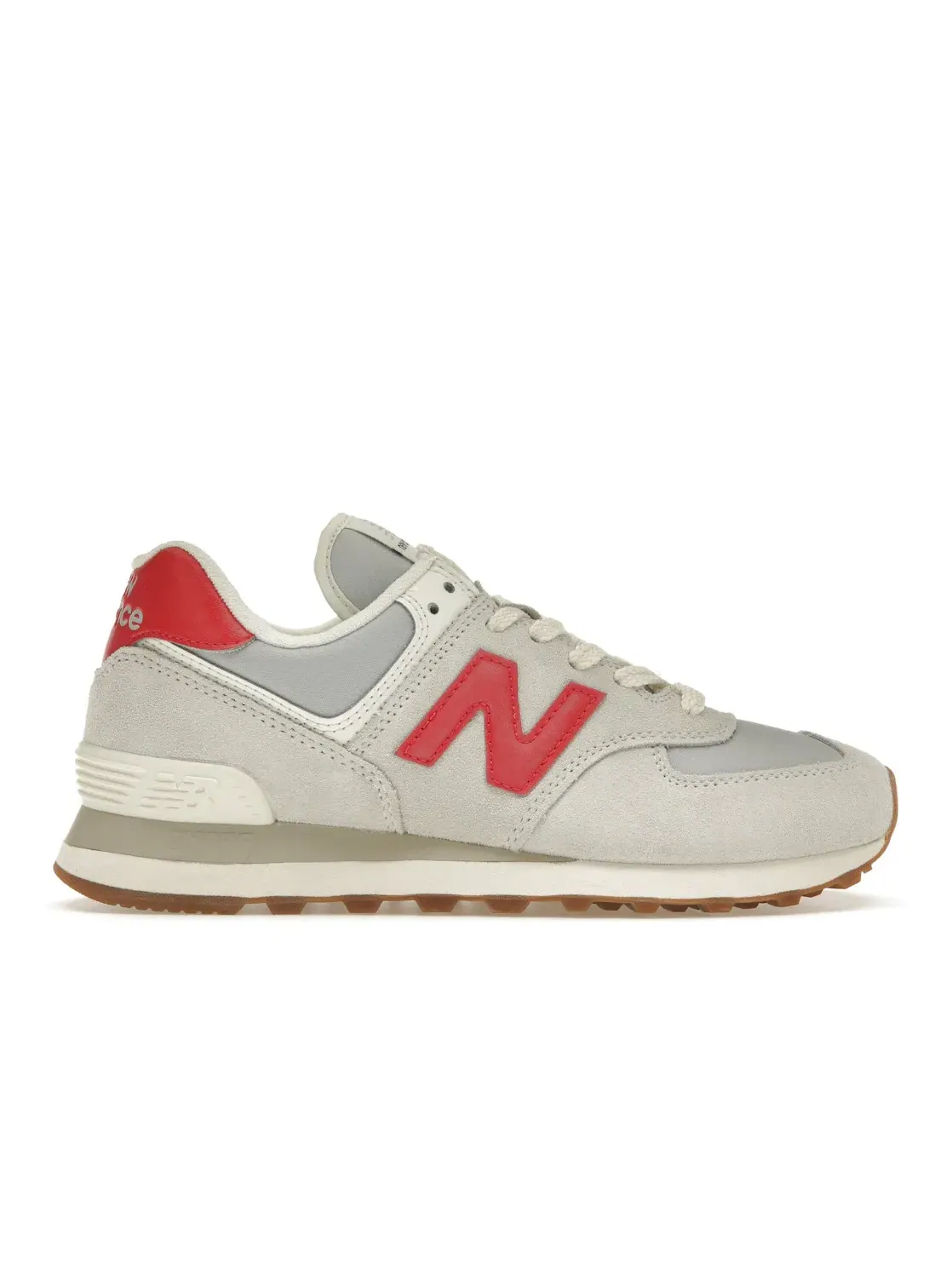 Унисекс кроссовки Lifestyle New Balance 574 — изображение 1 из 4, белый/красный/серый