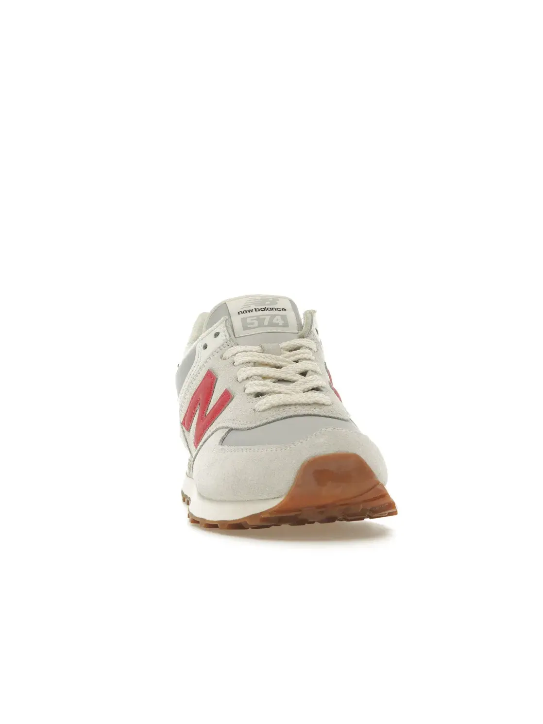 Унисекс кроссовки Lifestyle New Balance 574 — изображение 2 из 4, белый/красный/серый