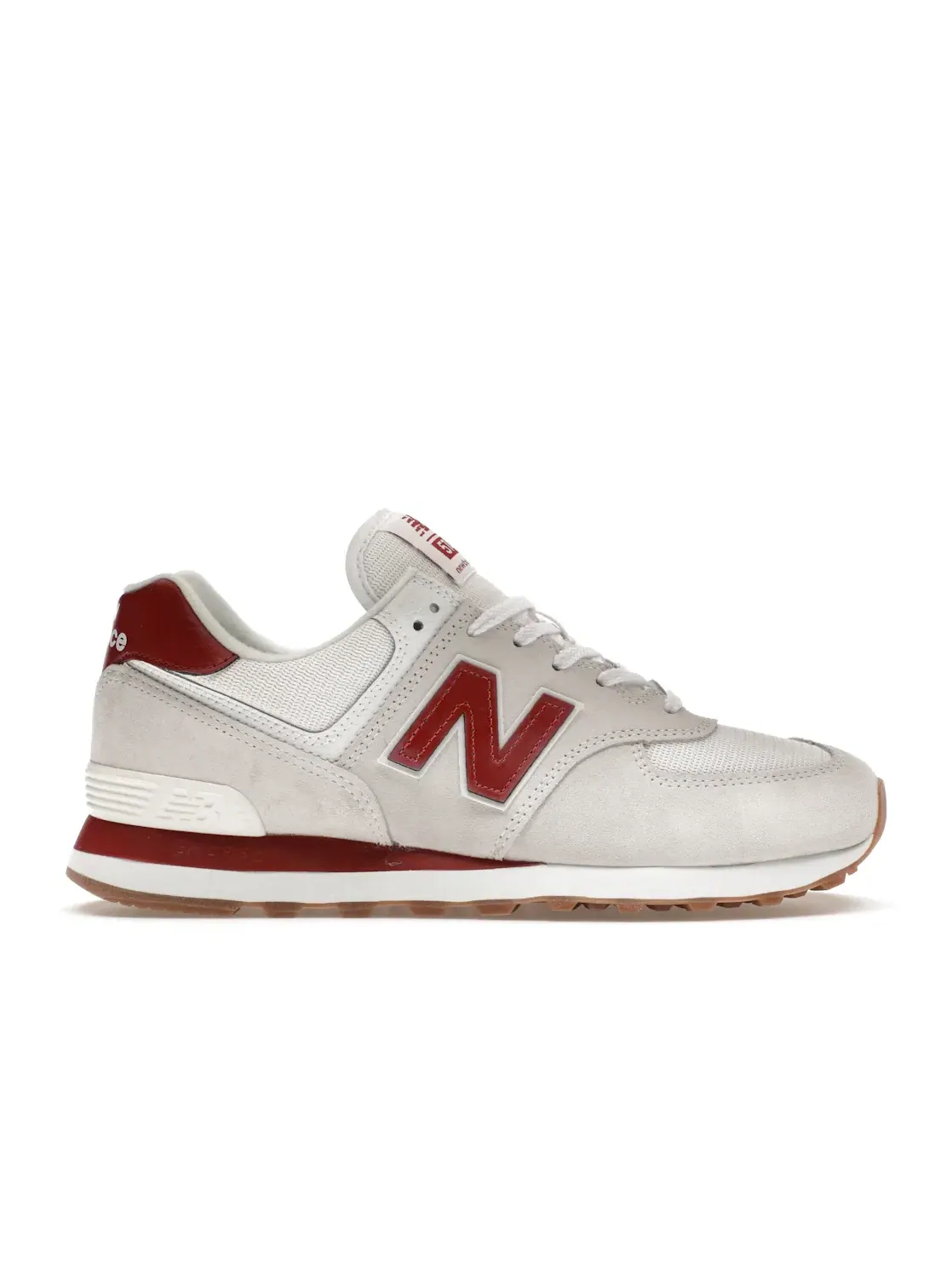 Мужские кроссовки Lifestyle New Balance 574 — изображение 1 из 4, белый/серый/красный