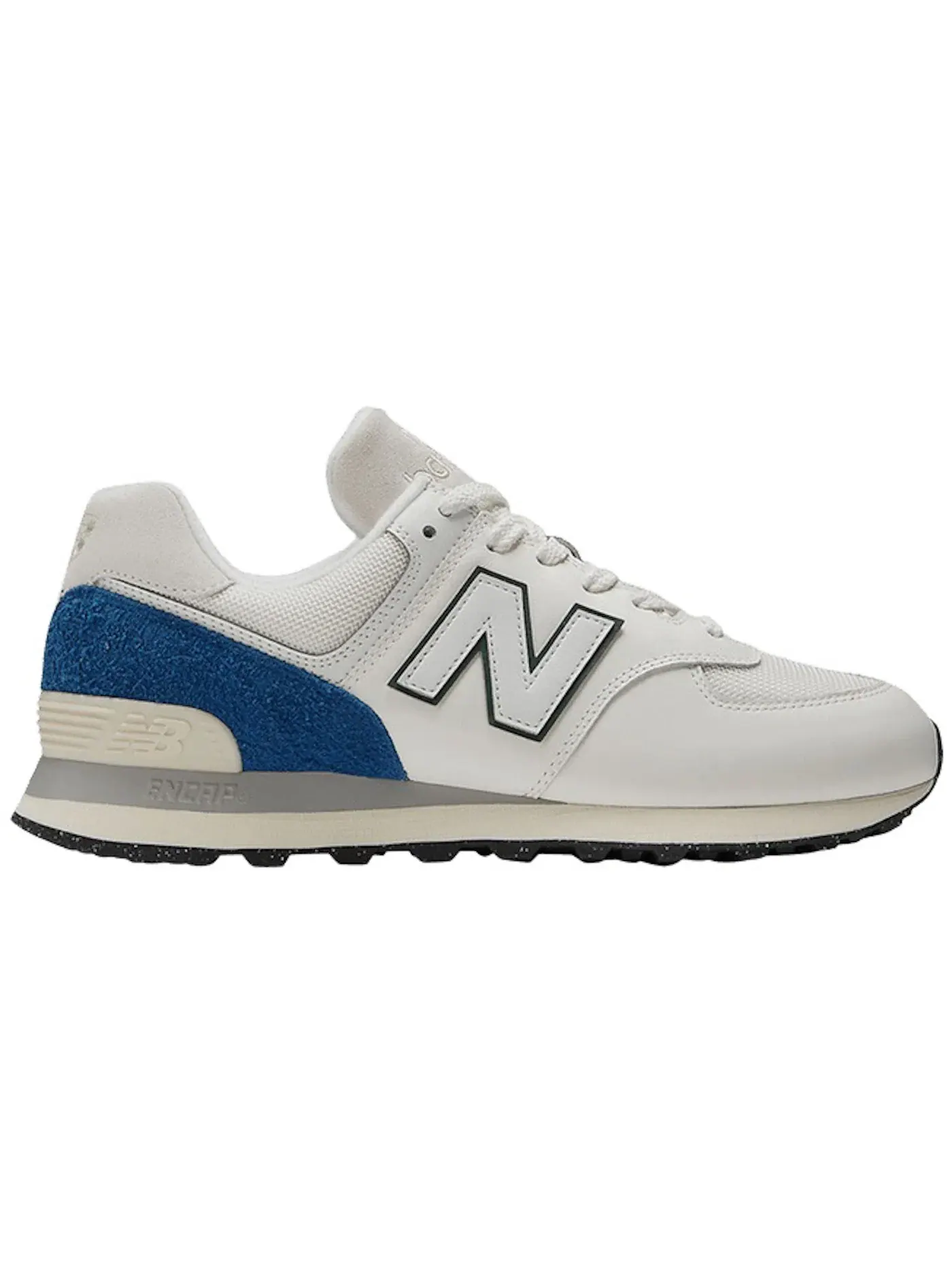 Мужские кроссовки с классическим дизайном New Balance 574 — изображение 1 из 1, белый/синий