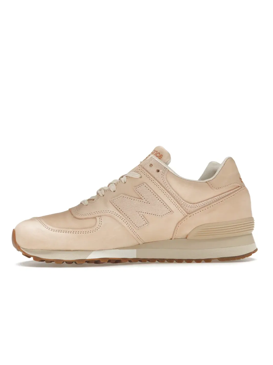 Мужские кроссовки Lifestyle Vegetable Tan Leather New Balance 576 — изображение 3 из 4, бежевый/белый