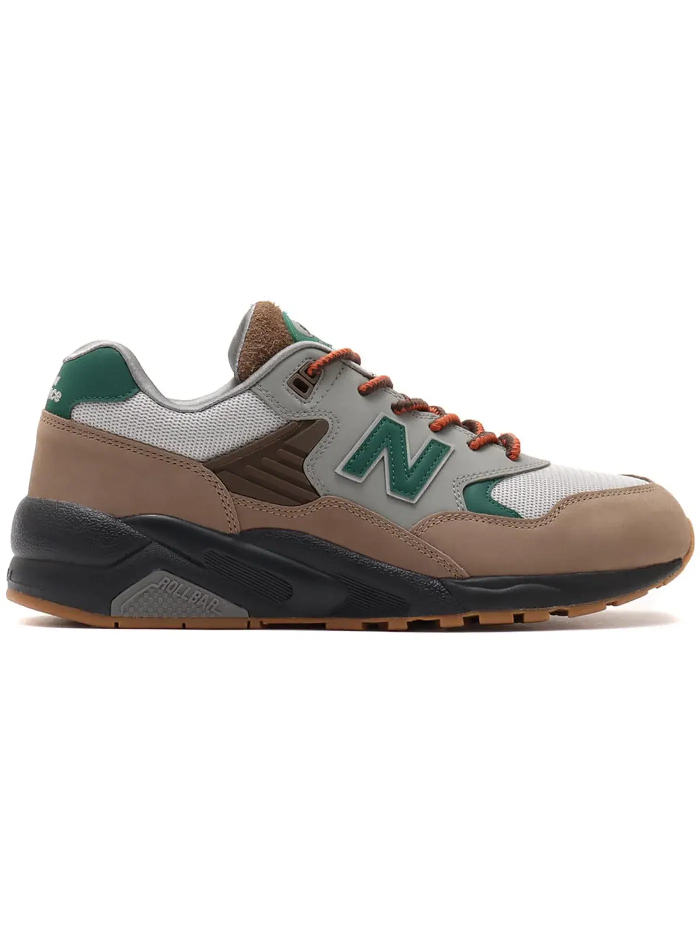 Мужские кроссовки Lifestyle New Balance 580 atmos Wood Escape — изображение 1 из 1, коричневый/серый/зеленый
