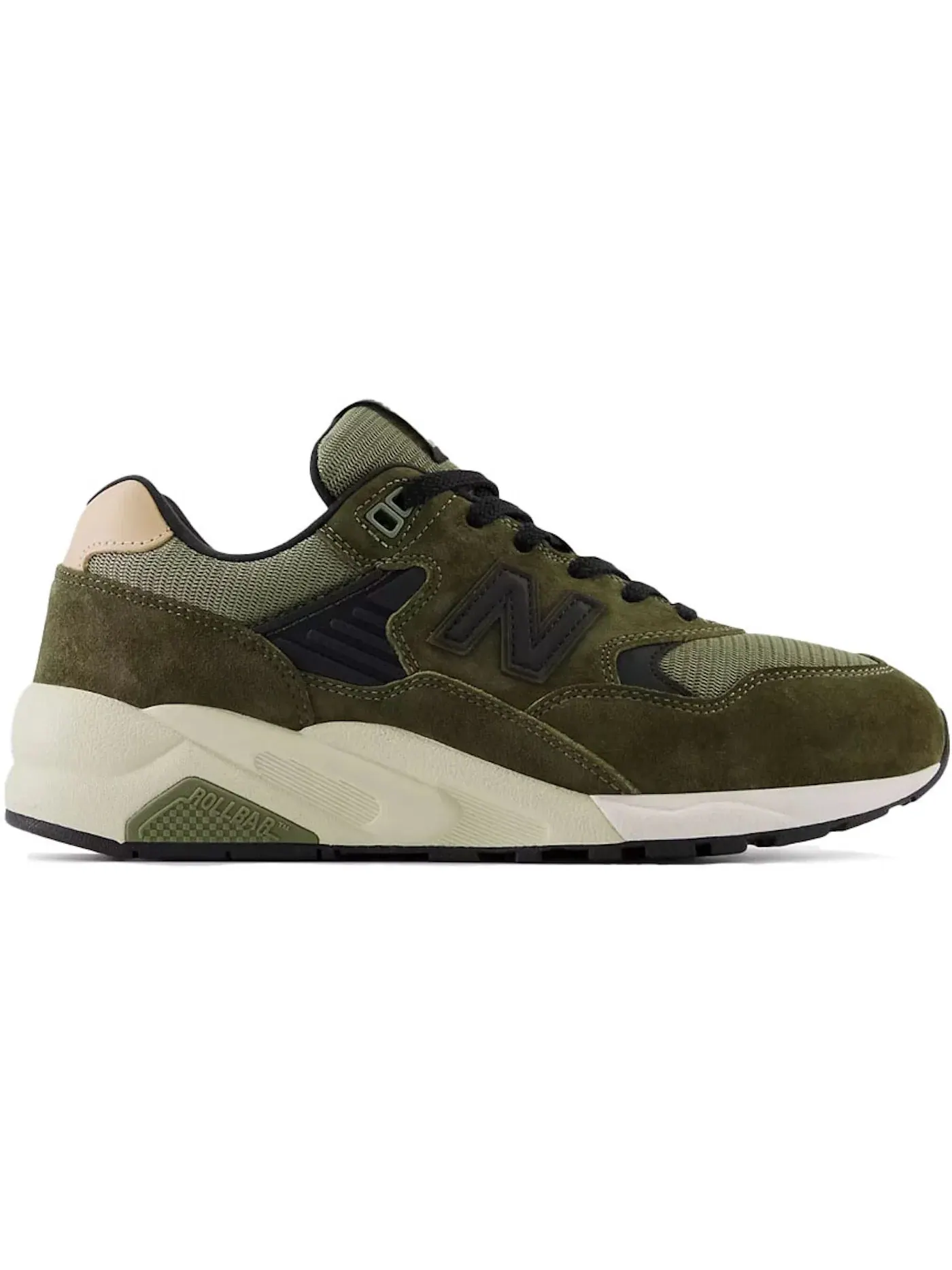 Мужские кроссовки Lifestyle New Balance 580, Dark Olivine/Olivine/Dolce — изображение 1 из 1
