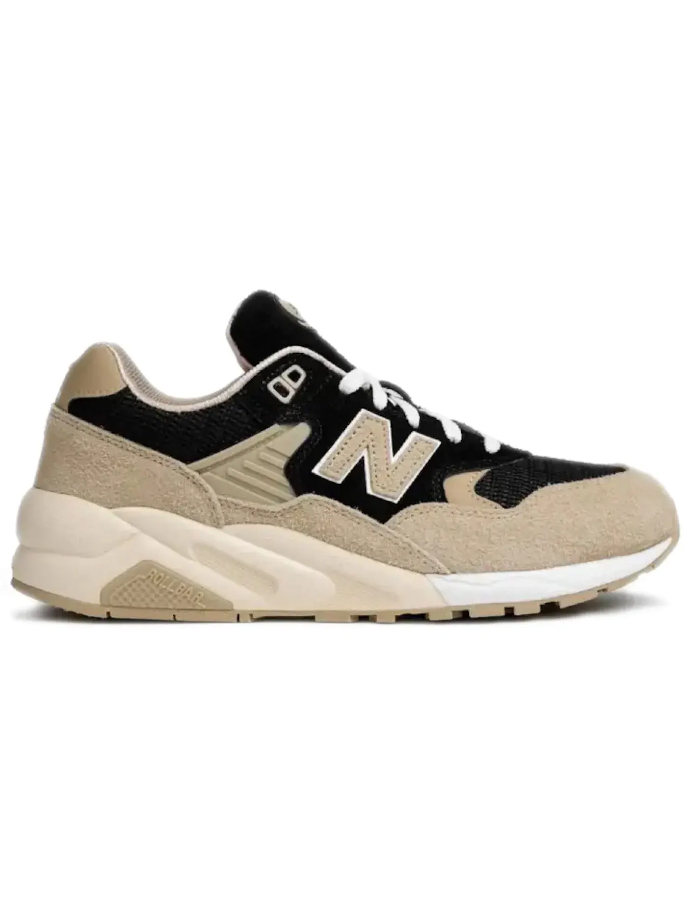 Мужские кроссовки Lifestyle New Balance 580 — изображение 1 из 1, черный/бежевый/кремовый