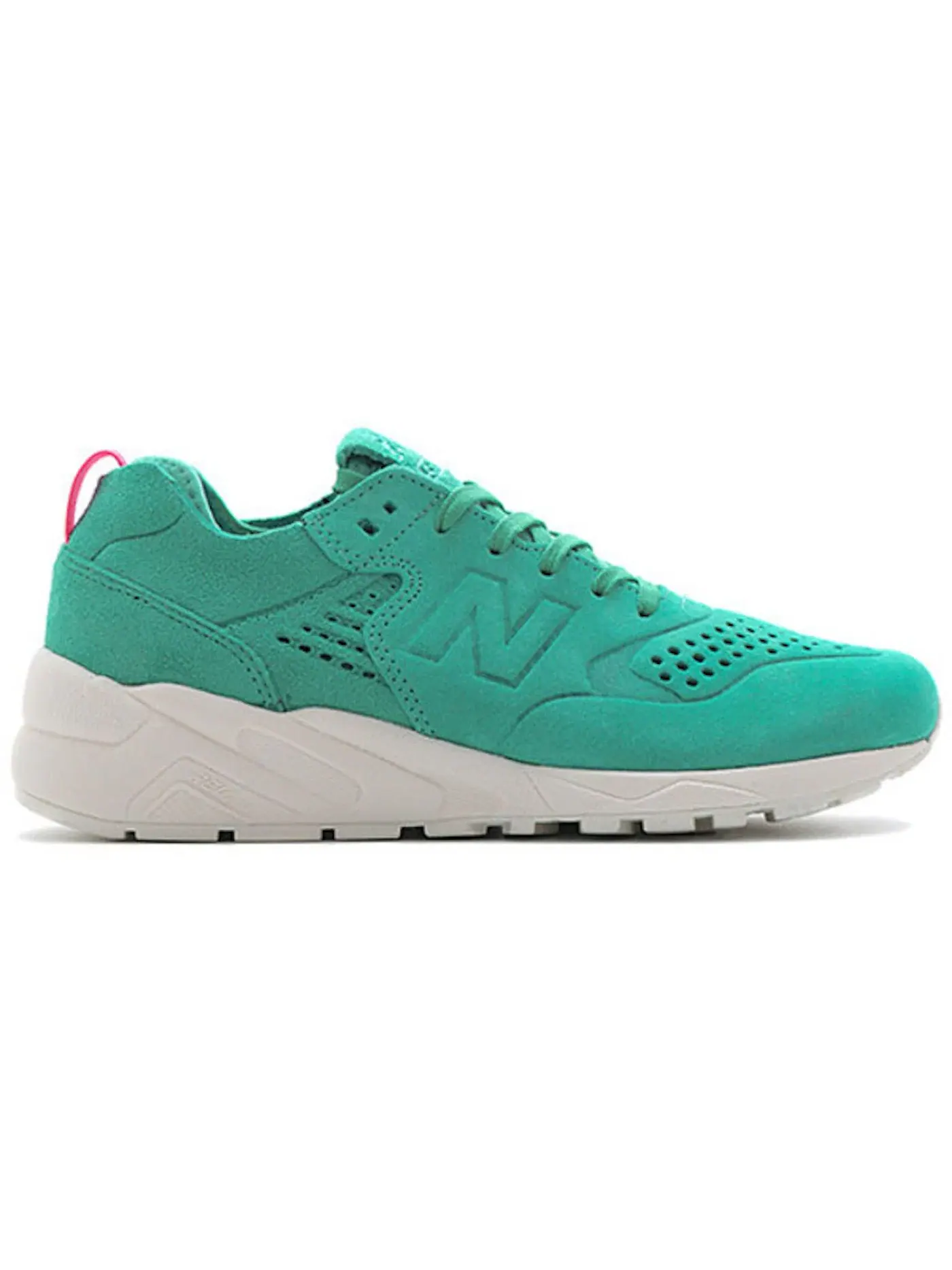 Женские кроссовки Lifestyle New Balance 580 — изображение 1 из 1, зеленый//розовый