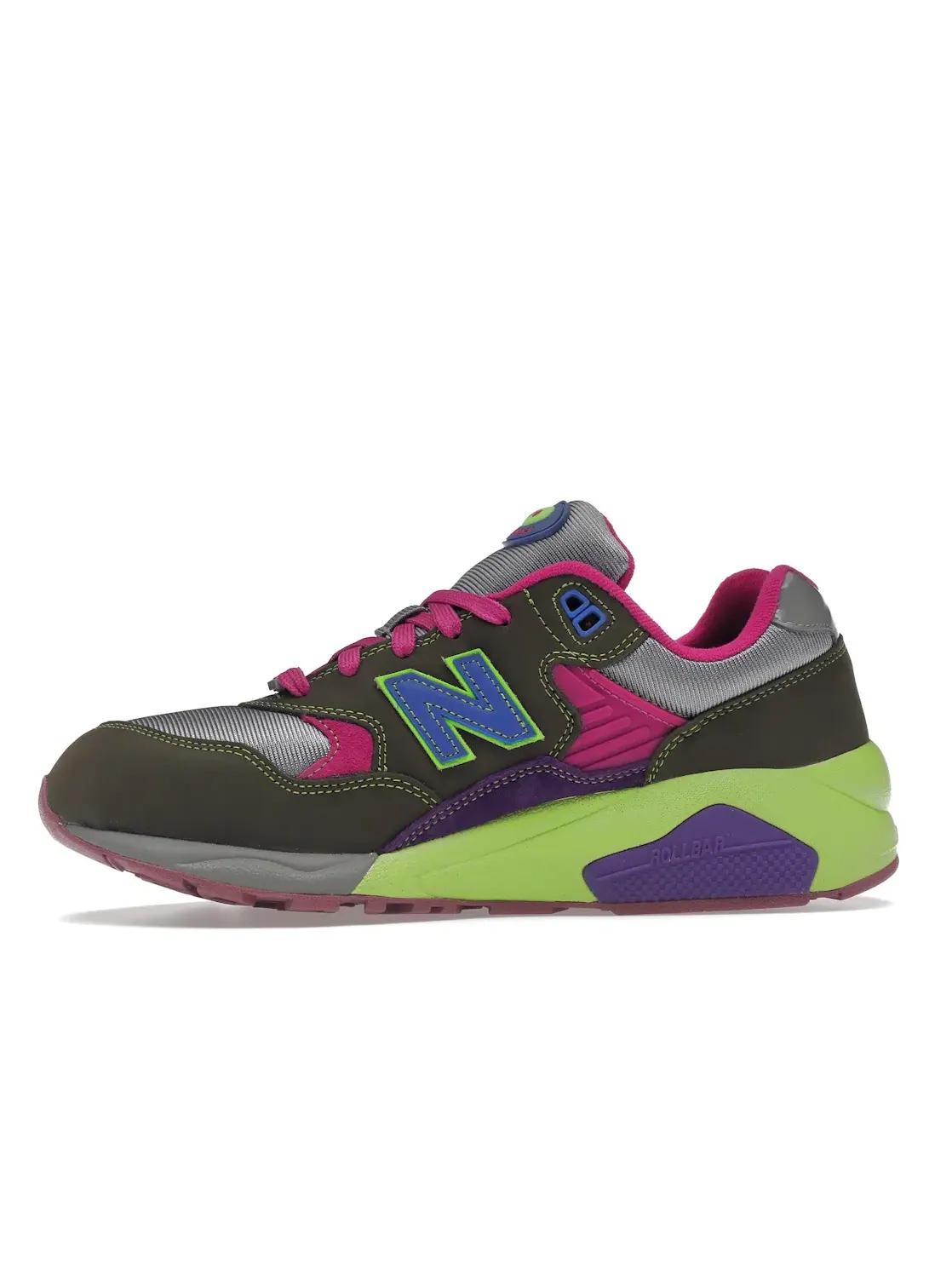 Мужские кроссовки Lifestyle New Balance 580, Dark Moss/Cosmic Grape — изображение 3 из 4