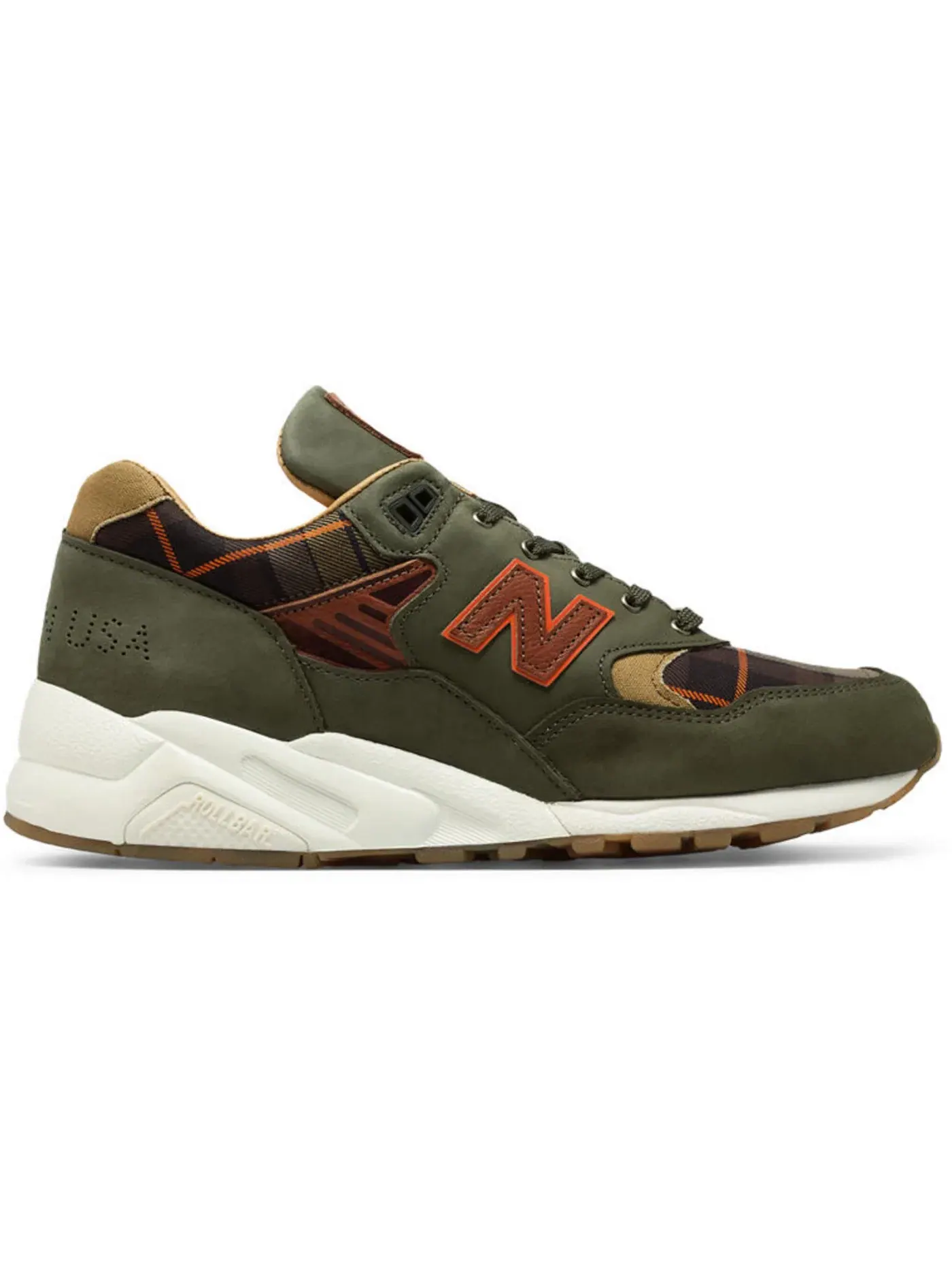 Мужские кроссовки Lifestyle New Balance 585 — изображение 1 из 1, оливковый зеленый/желтый