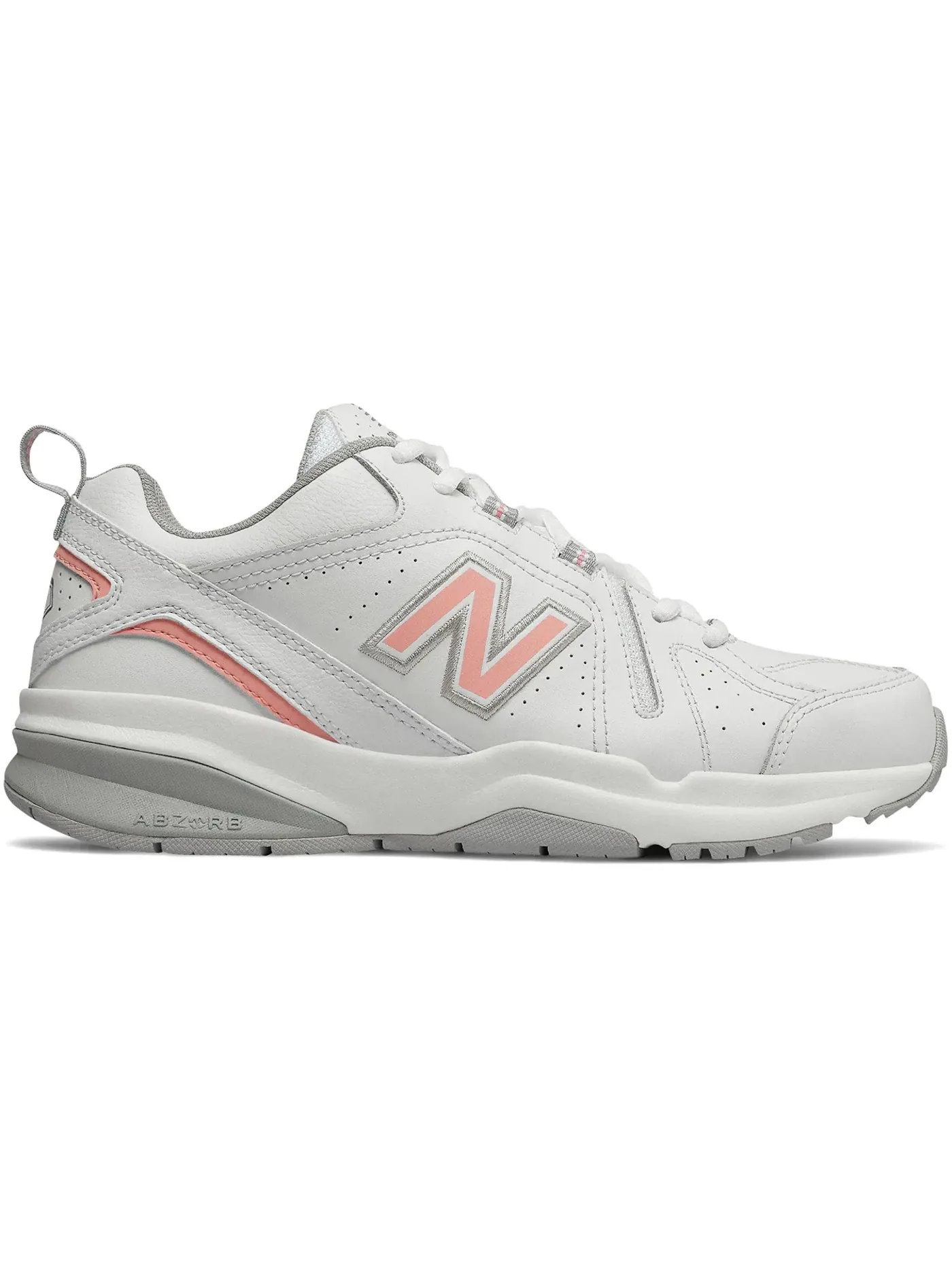Женские кроссовки Lifestyle New Balance 608v5 — изображение 1 из 1, белый/розовый