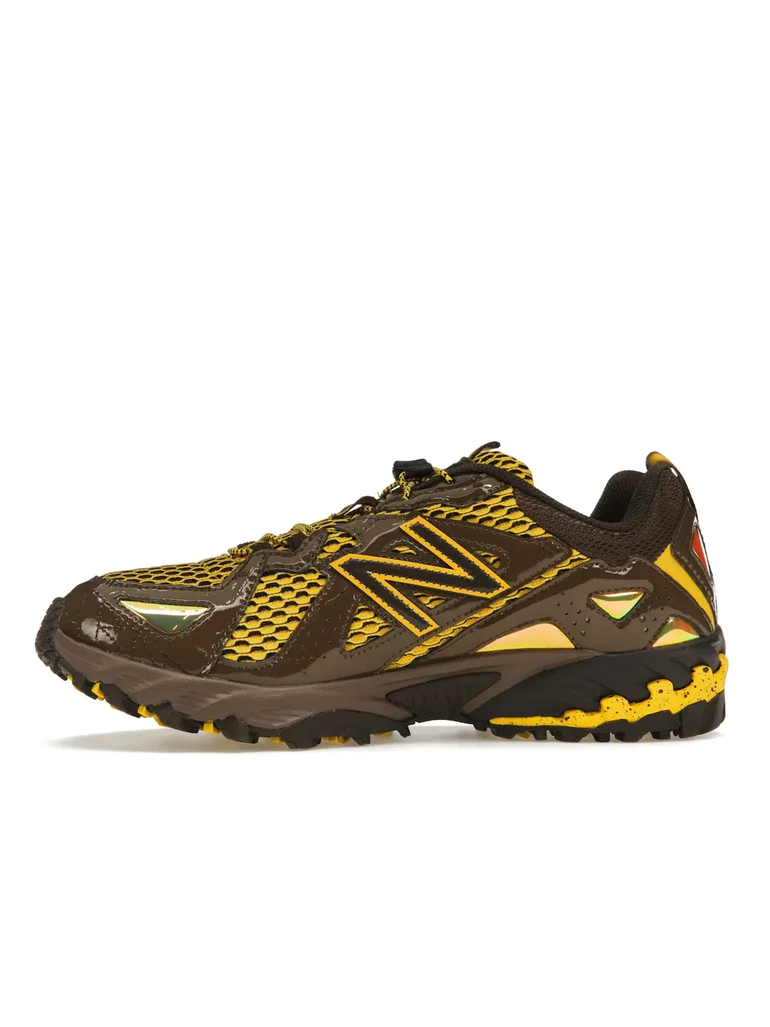 Мужские кроссовки Lifestyle с хромогенными вставками New Balance 610T Amine The Mooz — изображение 3 из 4, желтый