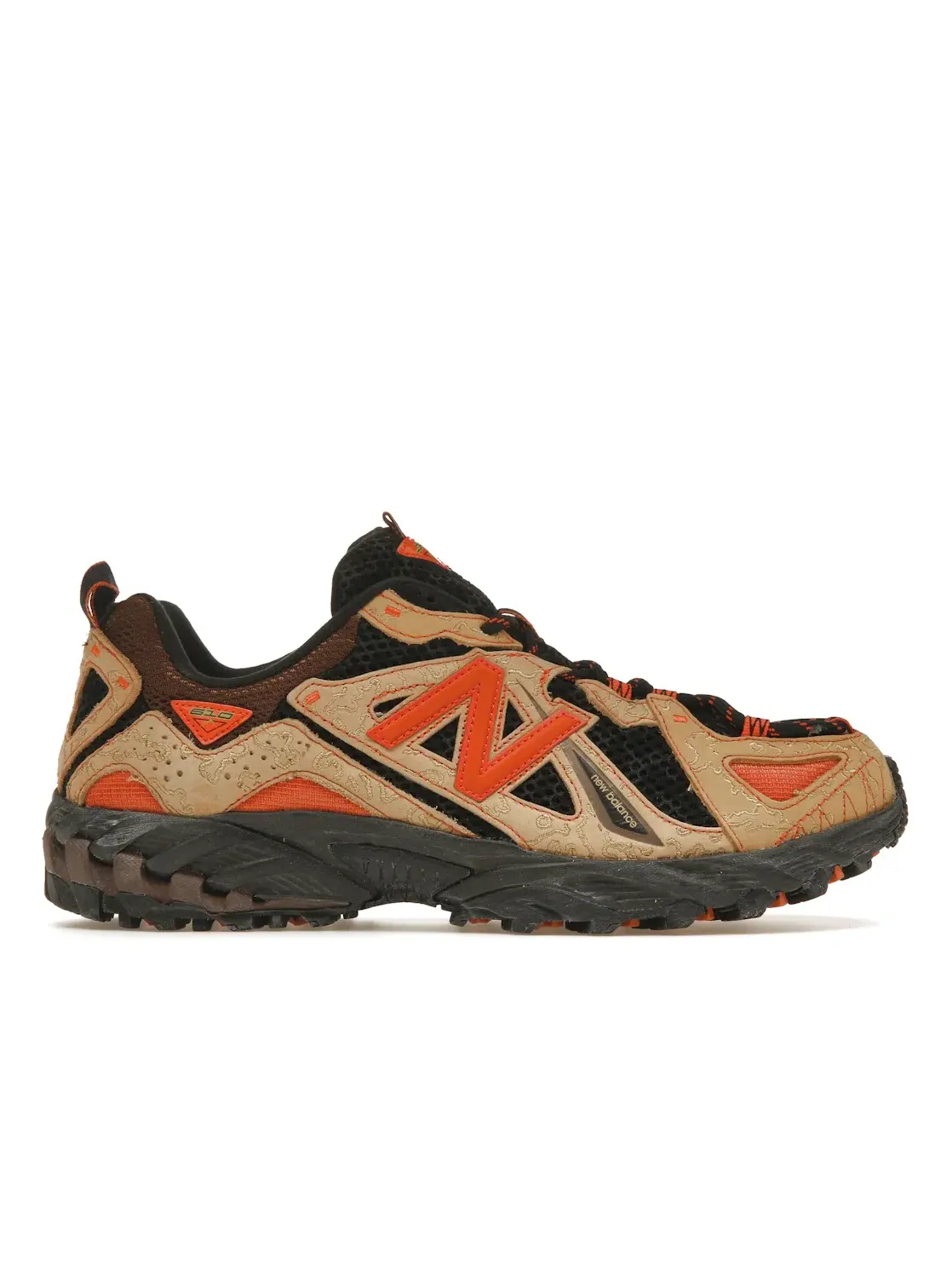 Мужские кроссовки Lifestyle с камуфляжным принтом New Balance 610 — изображение 1 из 4, коричневый/оранжевый