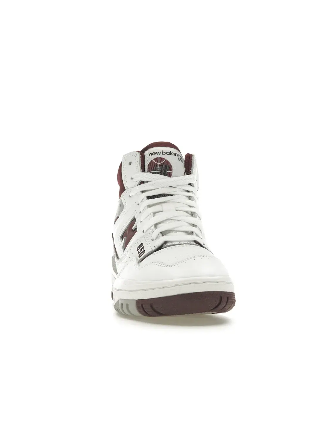 Мужские кроссовки lifestyle New Balance 650 — изображение 2 из 4, белый/бордовый
