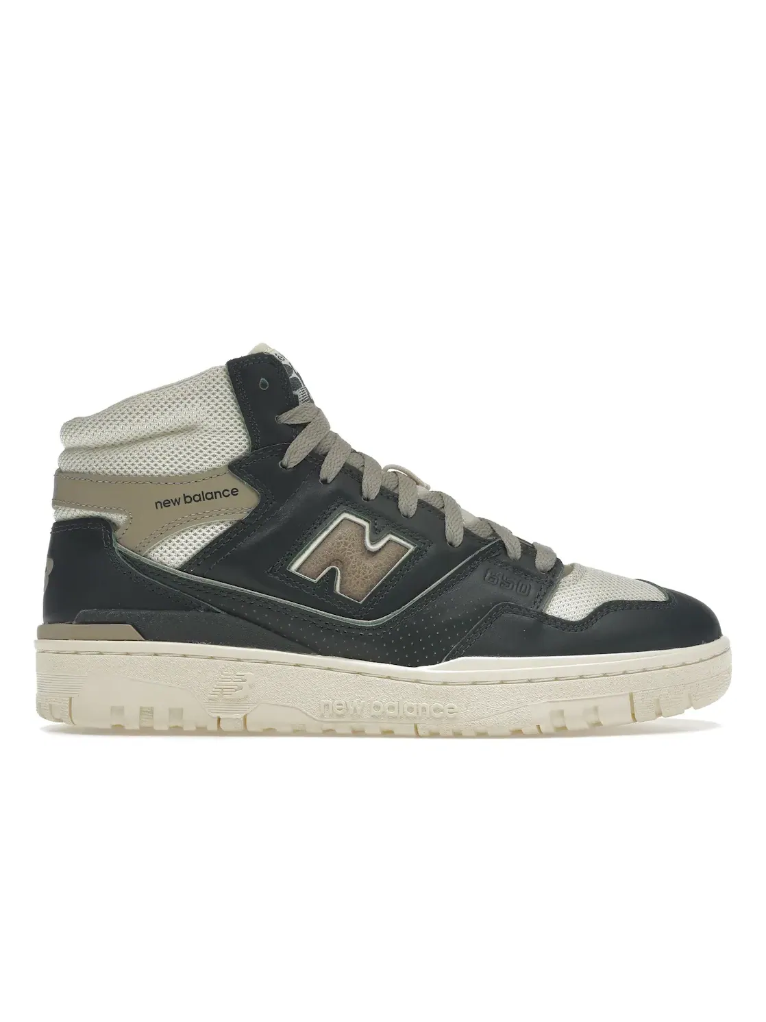 Мужские кроссовки Lifestyle New Balance 650R Aime Leon Dore — изображение 1 из 4, зеленый/кремовый