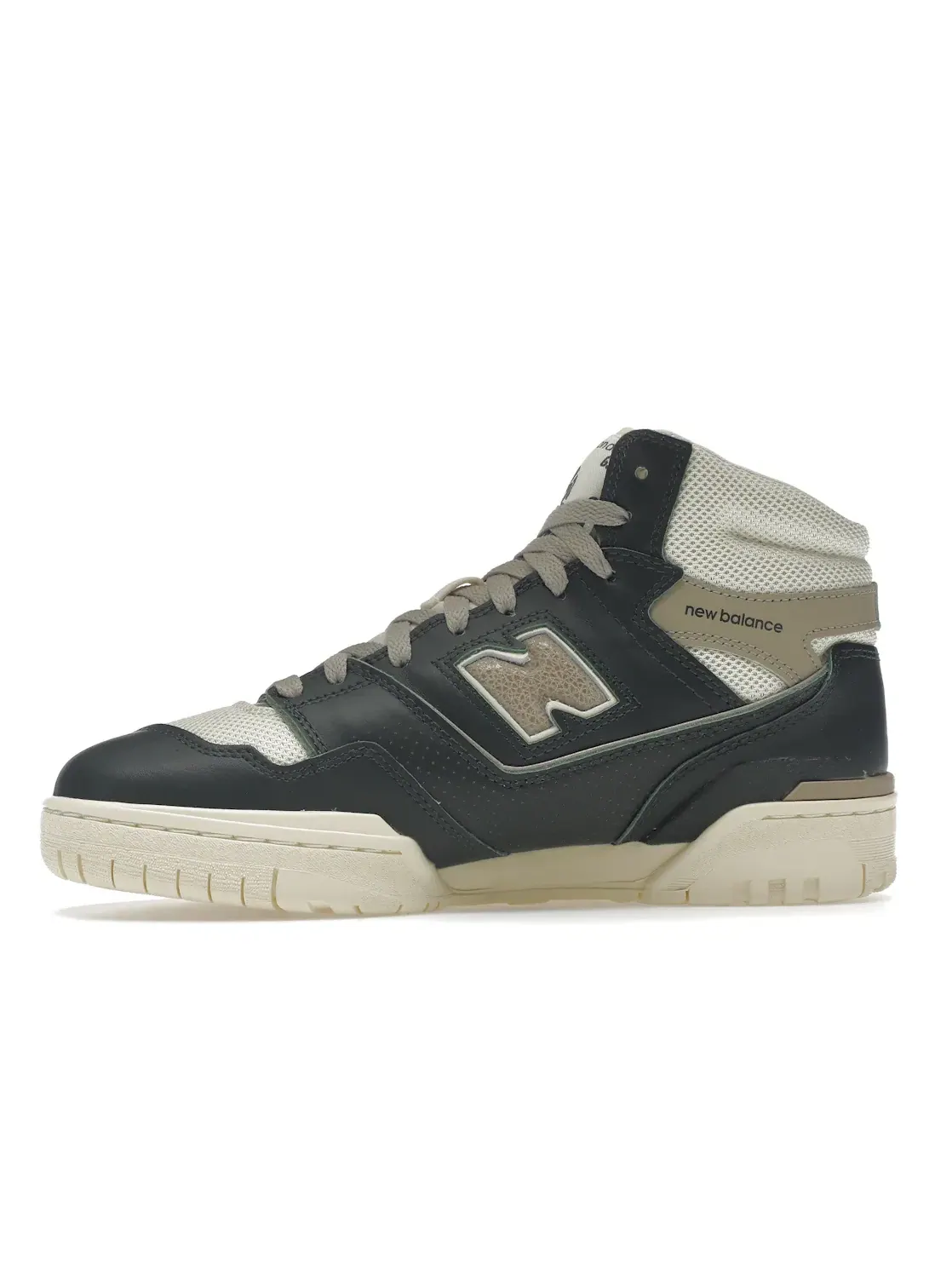 Мужские кроссовки Lifestyle New Balance 650R Aime Leon Dore — изображение 3 из 4, зеленый/кремовый