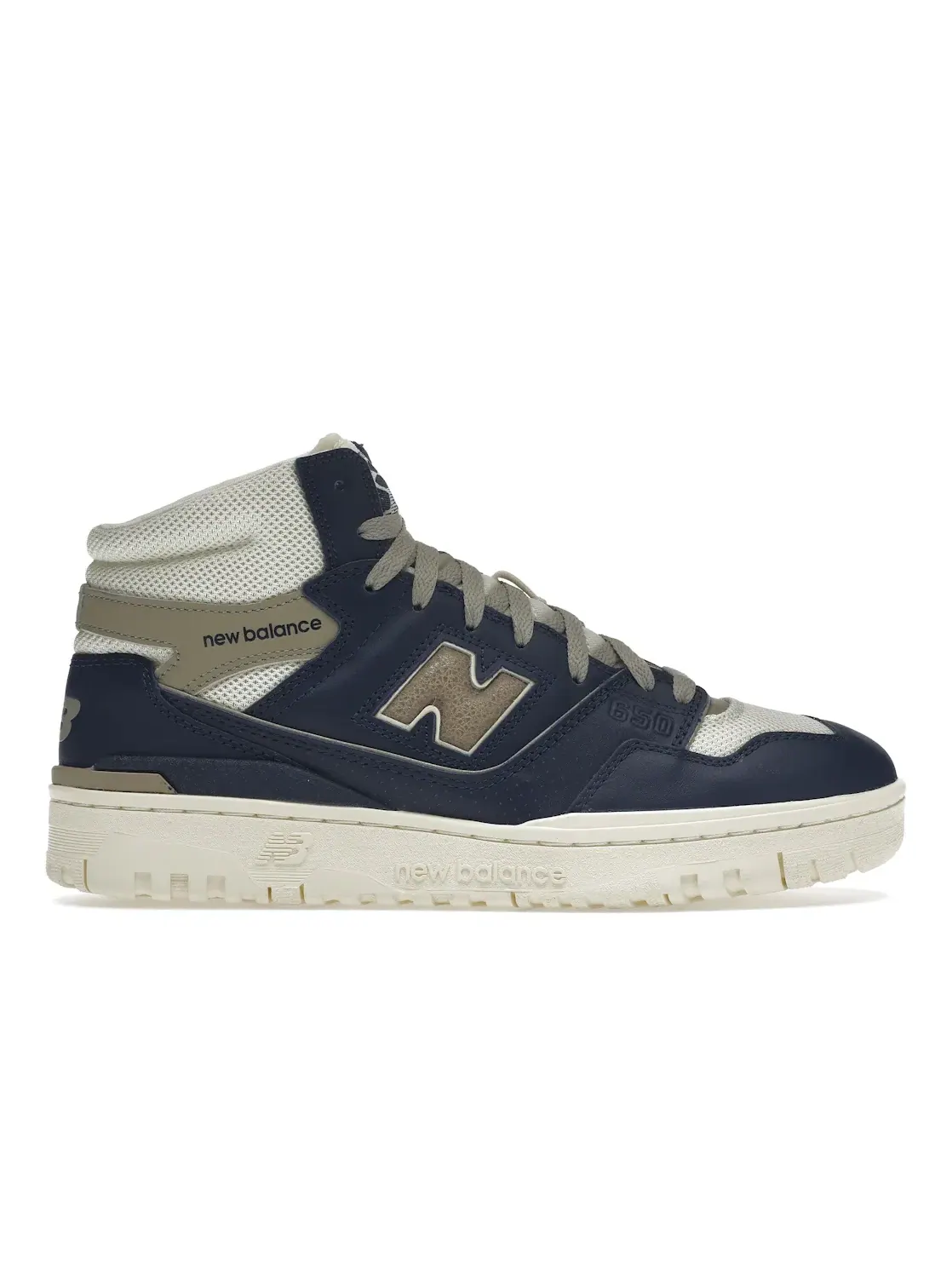 Мужские кроссовки Lifestyle New Balance 650R — изображение 1 из 4, темно-синий/кремовый