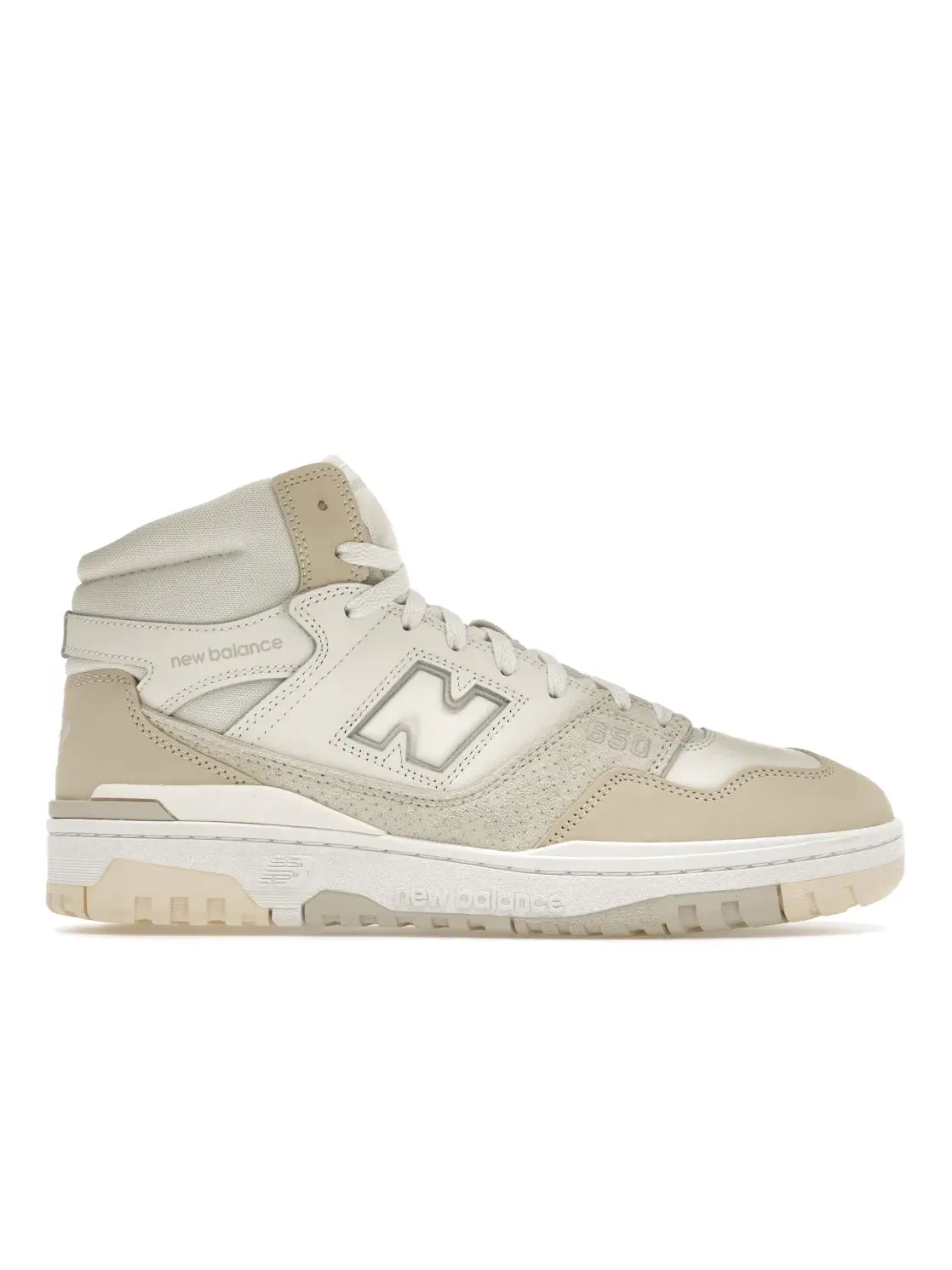 Мужские кроссовки Lifestyle New Balance 650R — изображение 1 из 4, кремовый белый