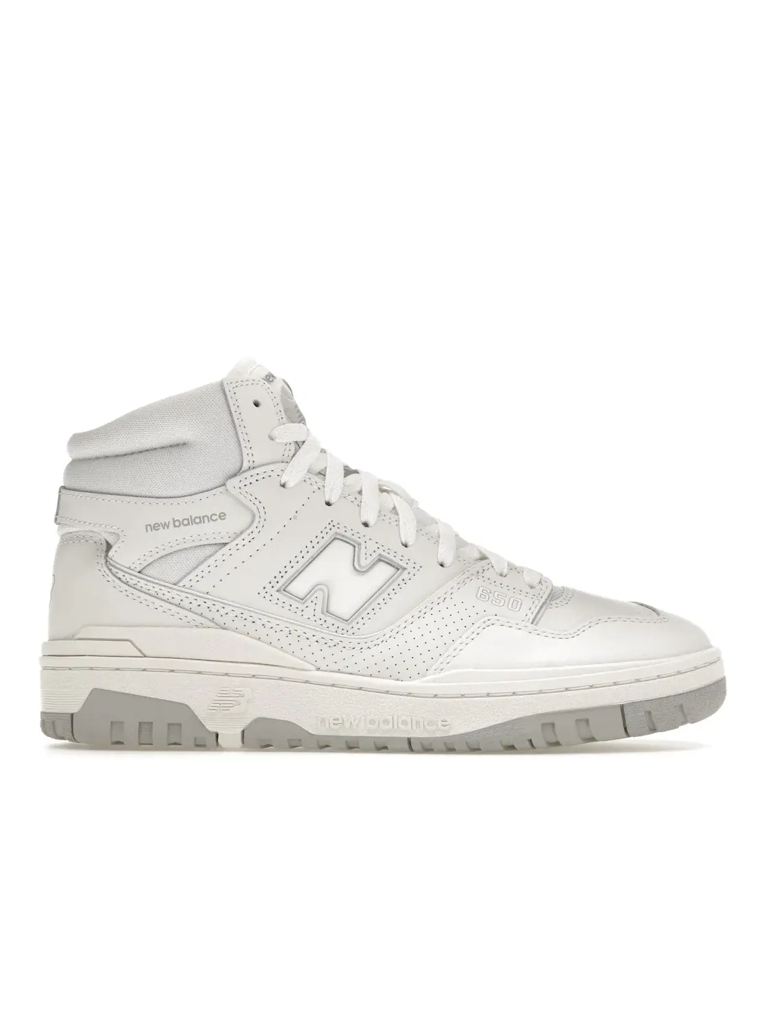 Мужские кроссовки с высоким верхом New Balance 650R — изображение 1 из 4, белый/белый/белый