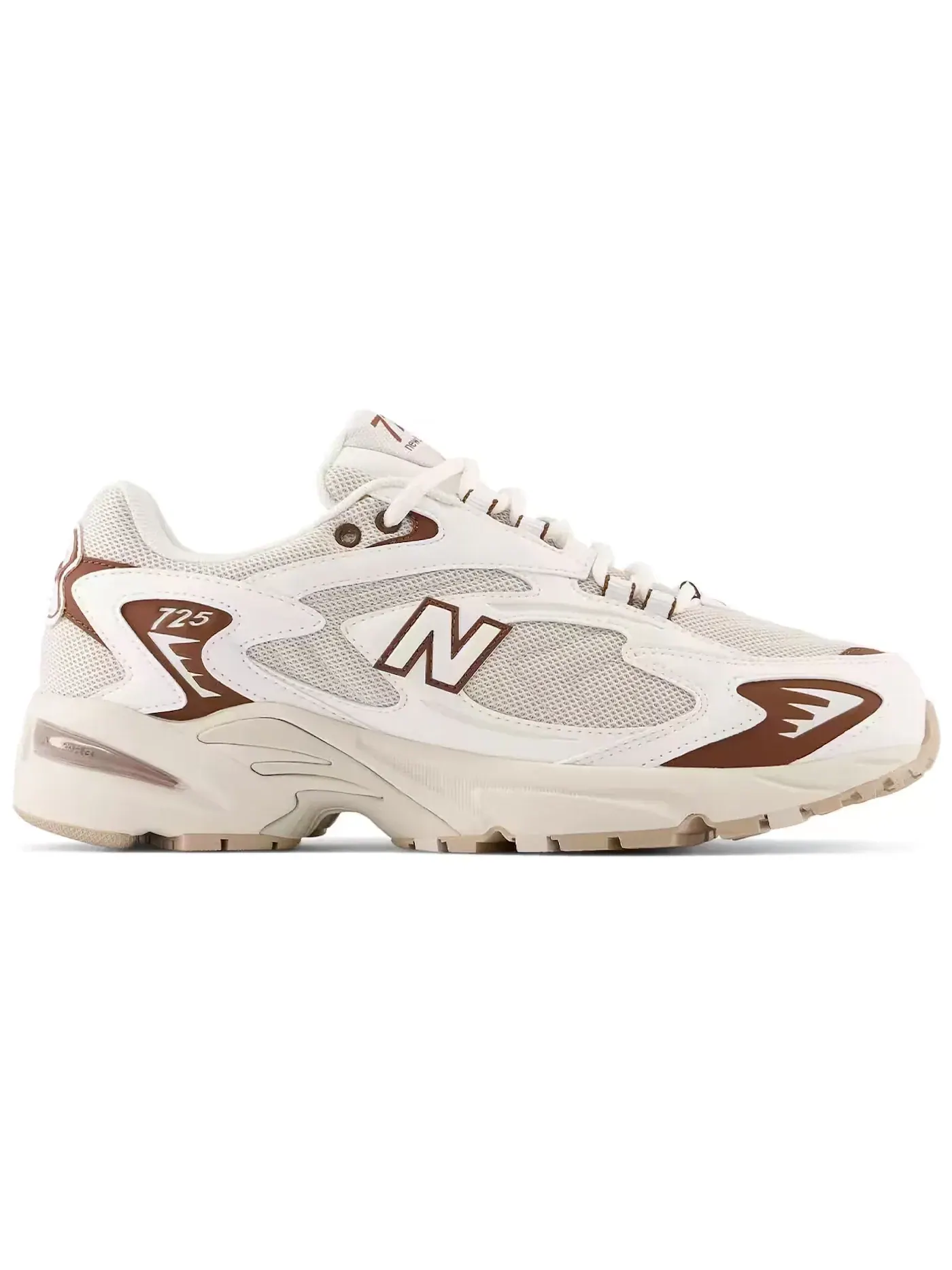 Мужские кроссовки повседневные New Balance 725 — изображение 1 из 3, бежевый/коричневый/белый
