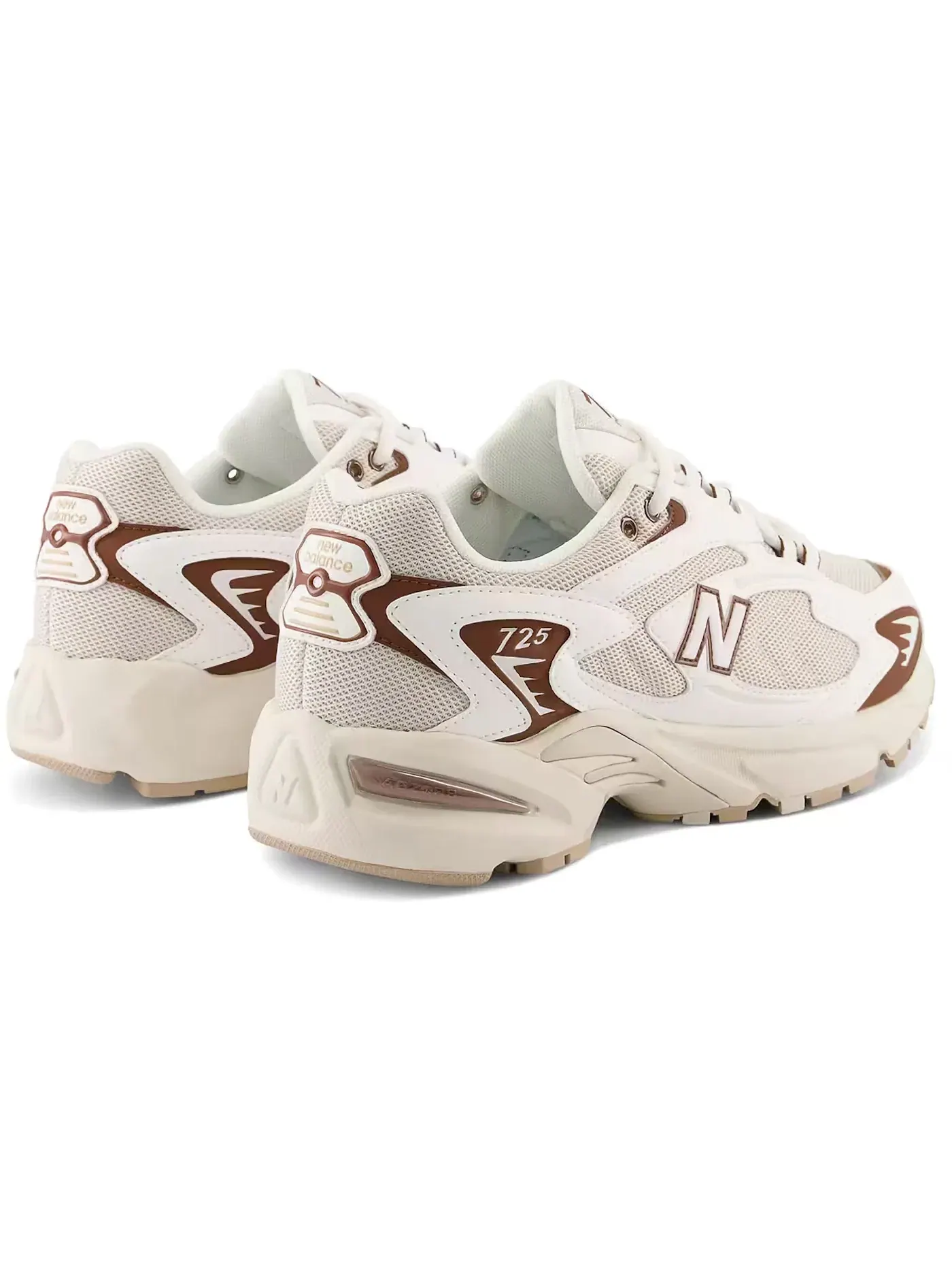 Мужские кроссовки повседневные New Balance 725 — изображение 3 из 3, бежевый/коричневый/белый