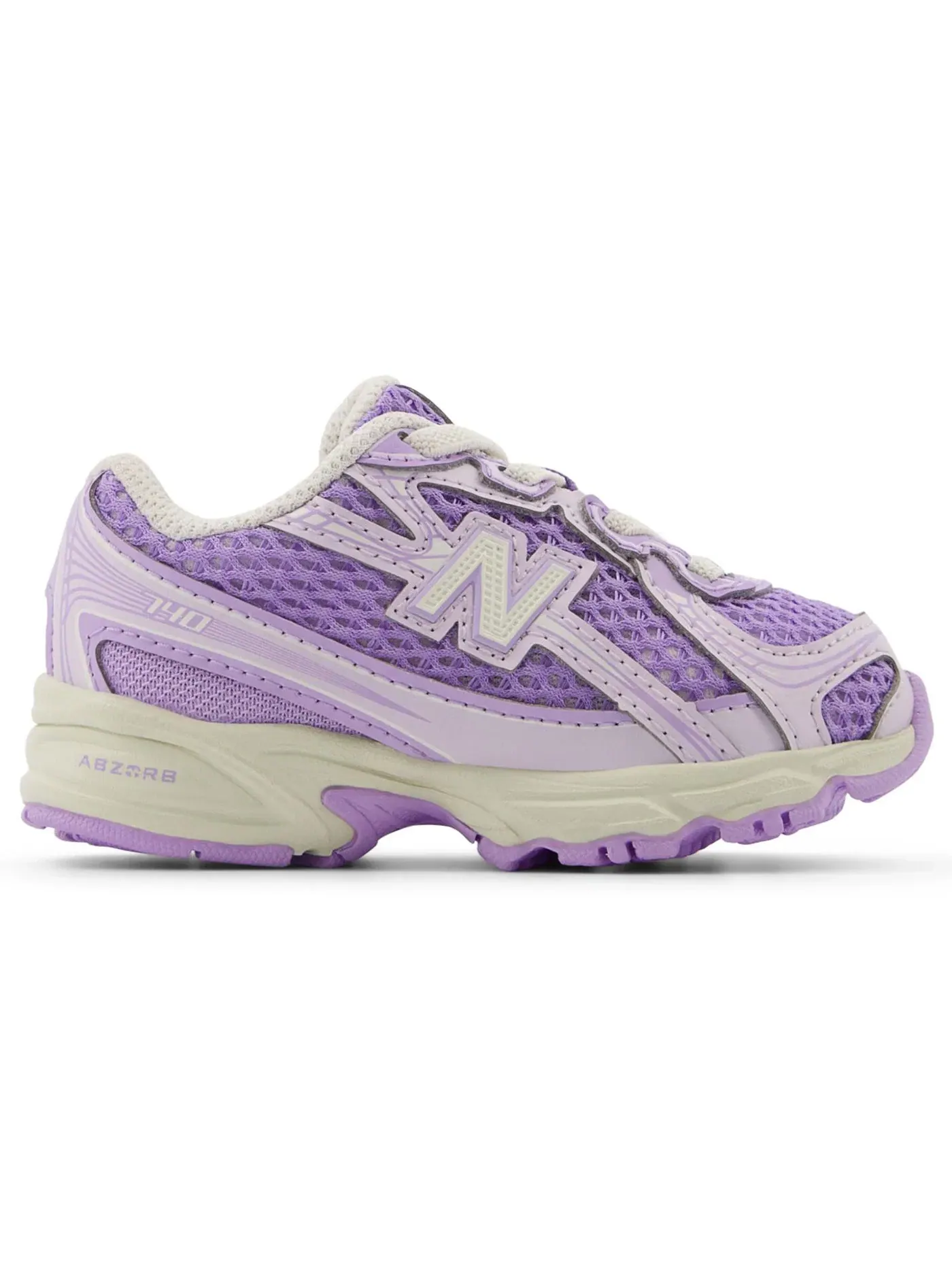 Детские кроссовки Lifestyle New Balance 740 Bungee Lace, Taro/Angora — изображение 1 из 1