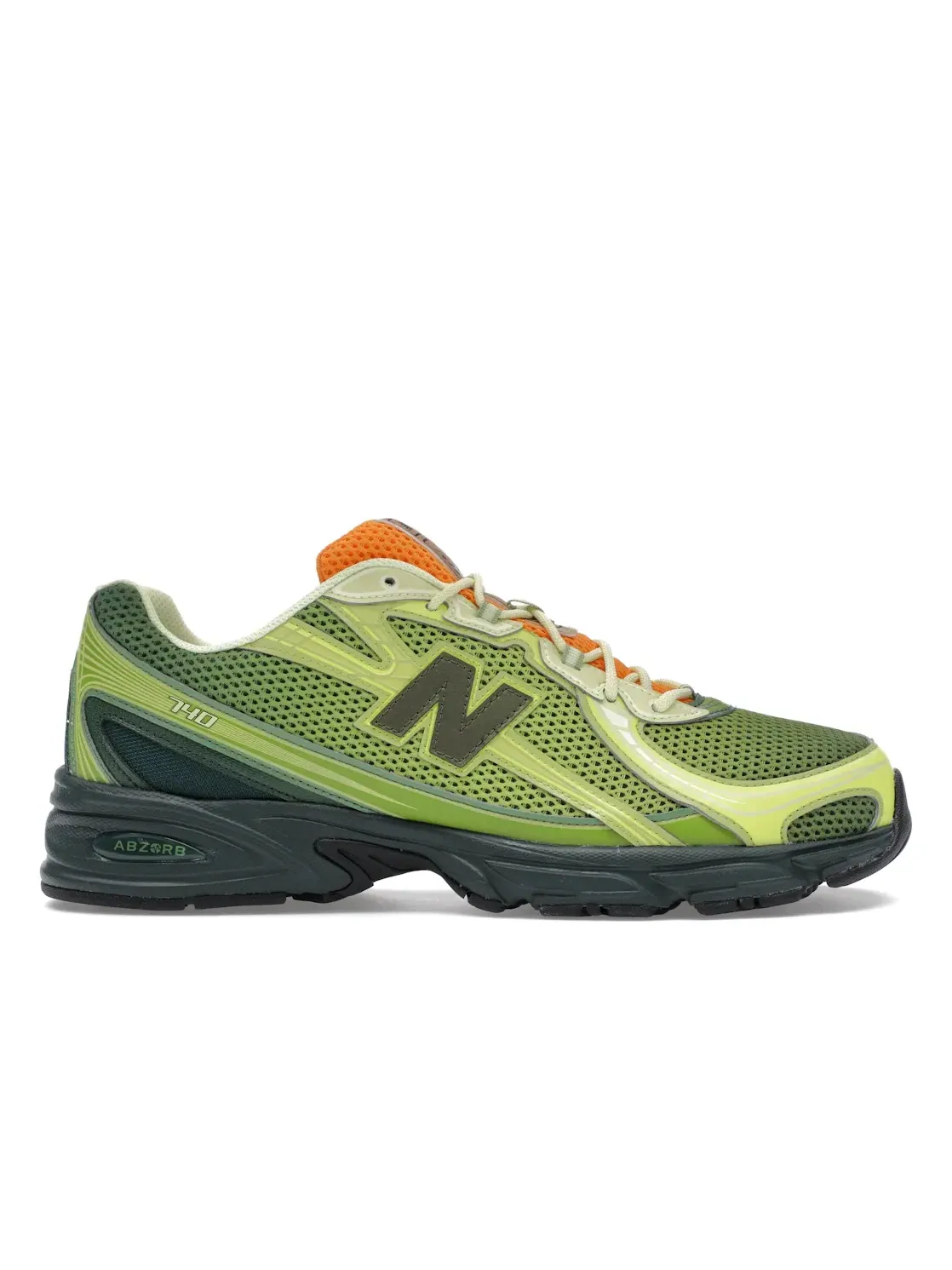 Мужские кроссовки Lifestyle New Balance 740 — изображение 1 из 4, оливковый/оранжевый