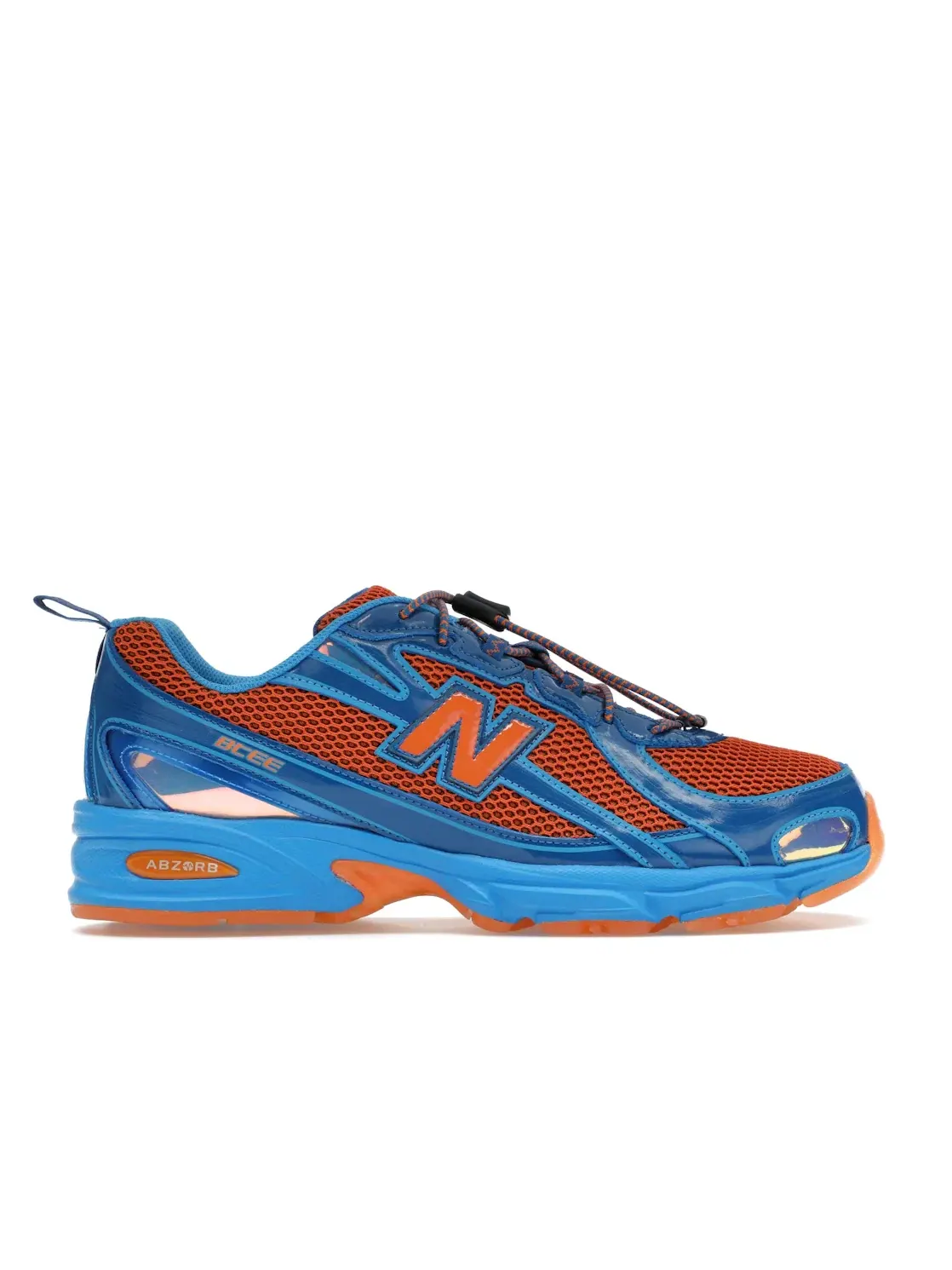 Мужские кроссовки с шнуровкой на тогле New Balance 740v2 — изображение 1 из 4, синий/оранжевый