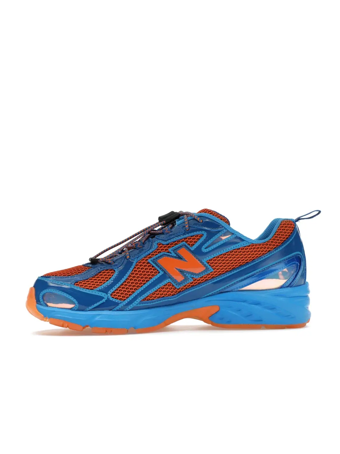 Мужские кроссовки с шнуровкой на тогле New Balance 740v2 — изображение 3 из 4, синий/оранжевый