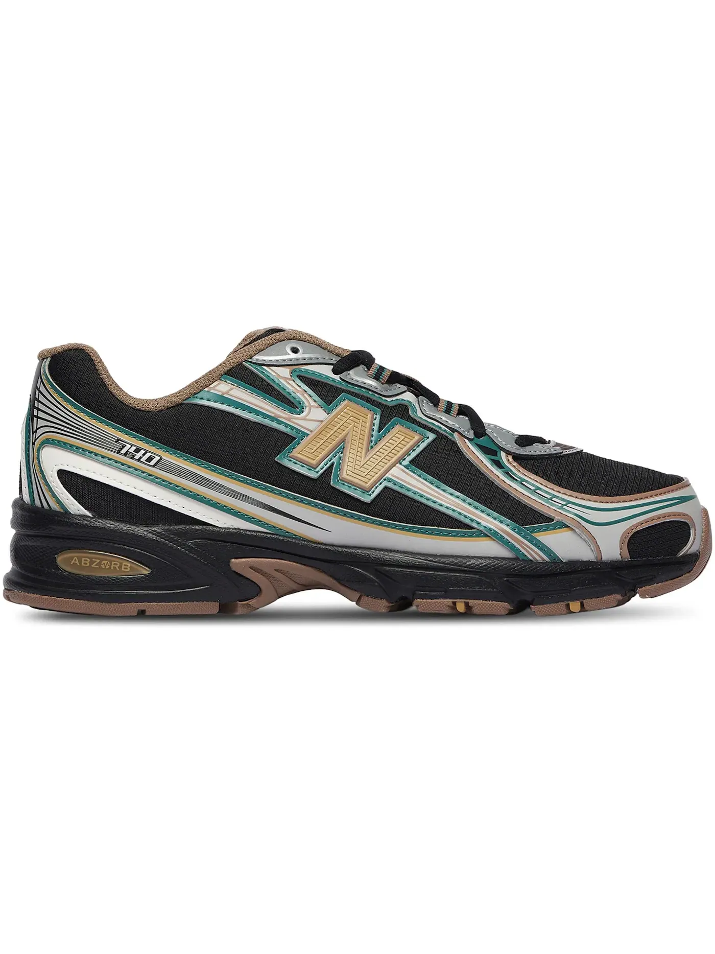 Мужские кроссовки Lifestyle New Balance 740v2 — изображение 1 из 1, черный/серый/оливковый