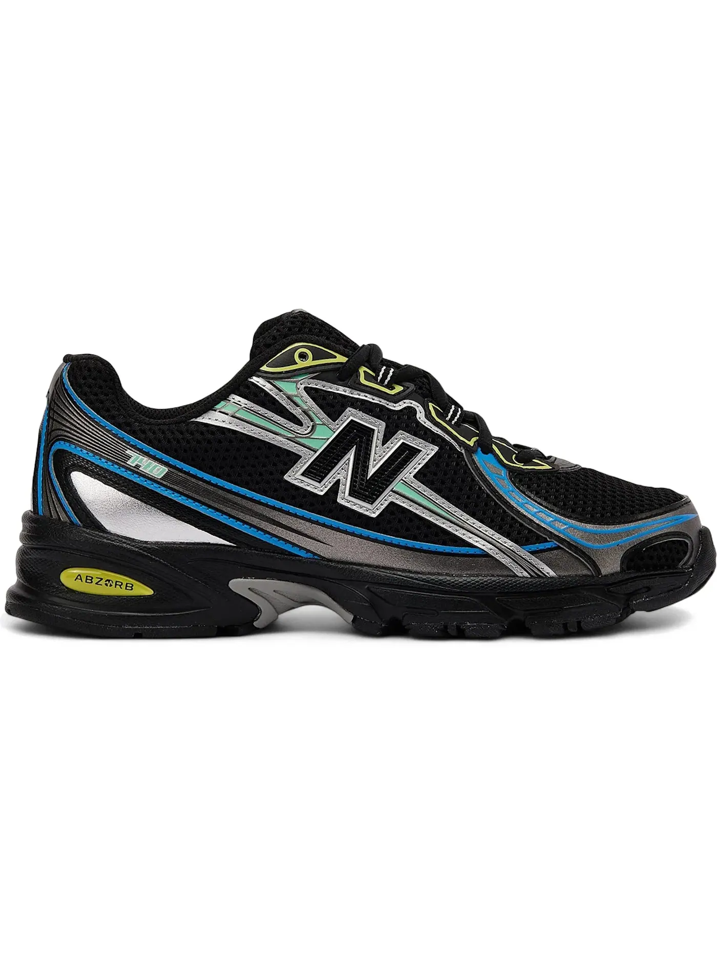 Мужские кроссовки Lifestyle New Balance 740v2 — изображение 1 из 1, черный/синий
