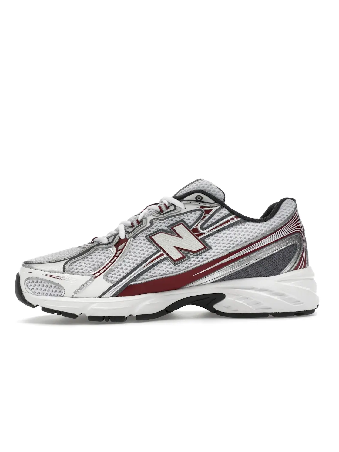 Мужские кроссовки Lifestyle с сетчатым верхом New Balance 740v2 — изображение 3 из 4, красный/белый