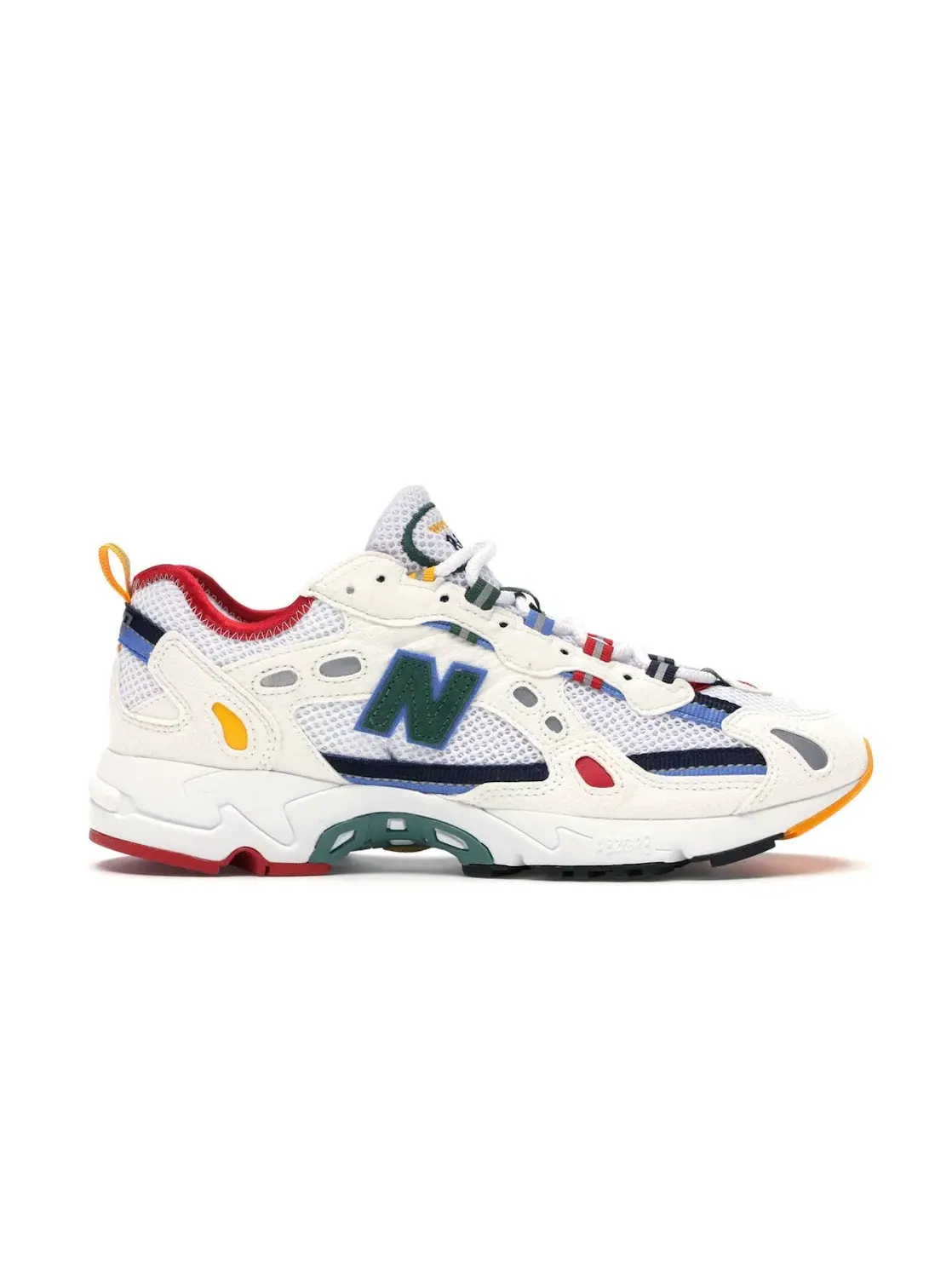 Мужские кроссовки с коллаборацией Aime Leon Dore New Balance 827 Abzorb New Balance — изображение 1 из 4, белый мульти