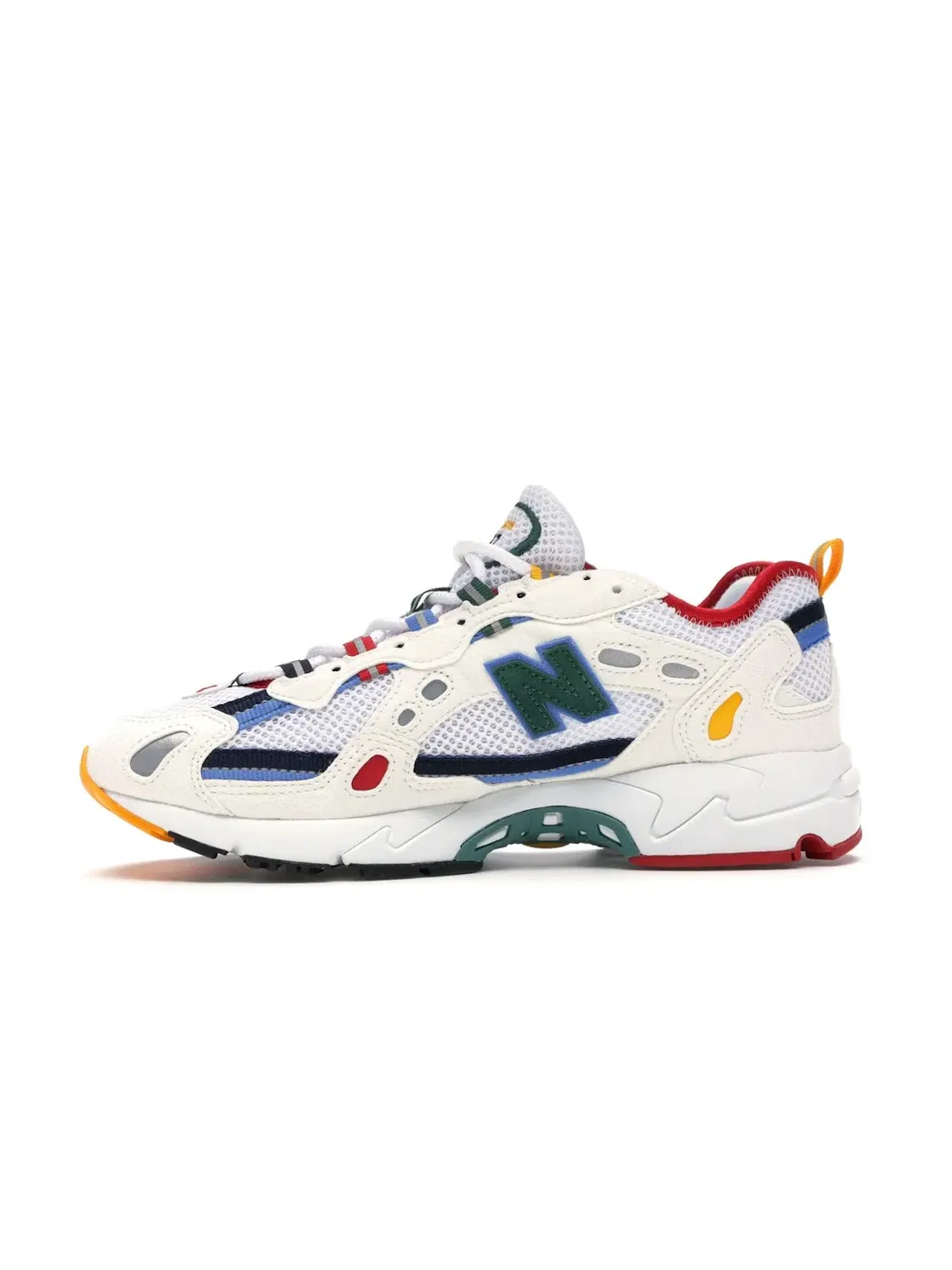 Мужские кроссовки с коллаборацией Aime Leon Dore New Balance 827 Abzorb New Balance — изображение 3 из 4, белый мульти