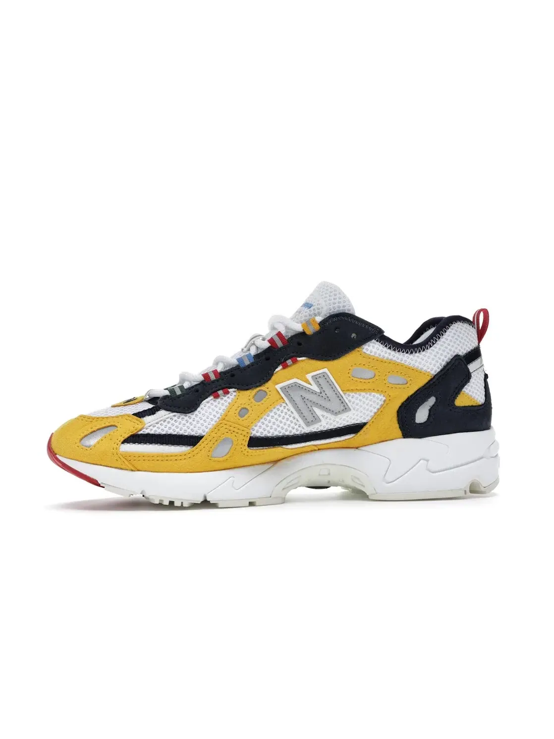 Мужские кроссовки Lifestyle с коллаборацией Aime Leon Dore New Balance 827 Abzorb — изображение 3 из 4, желтый/мульти