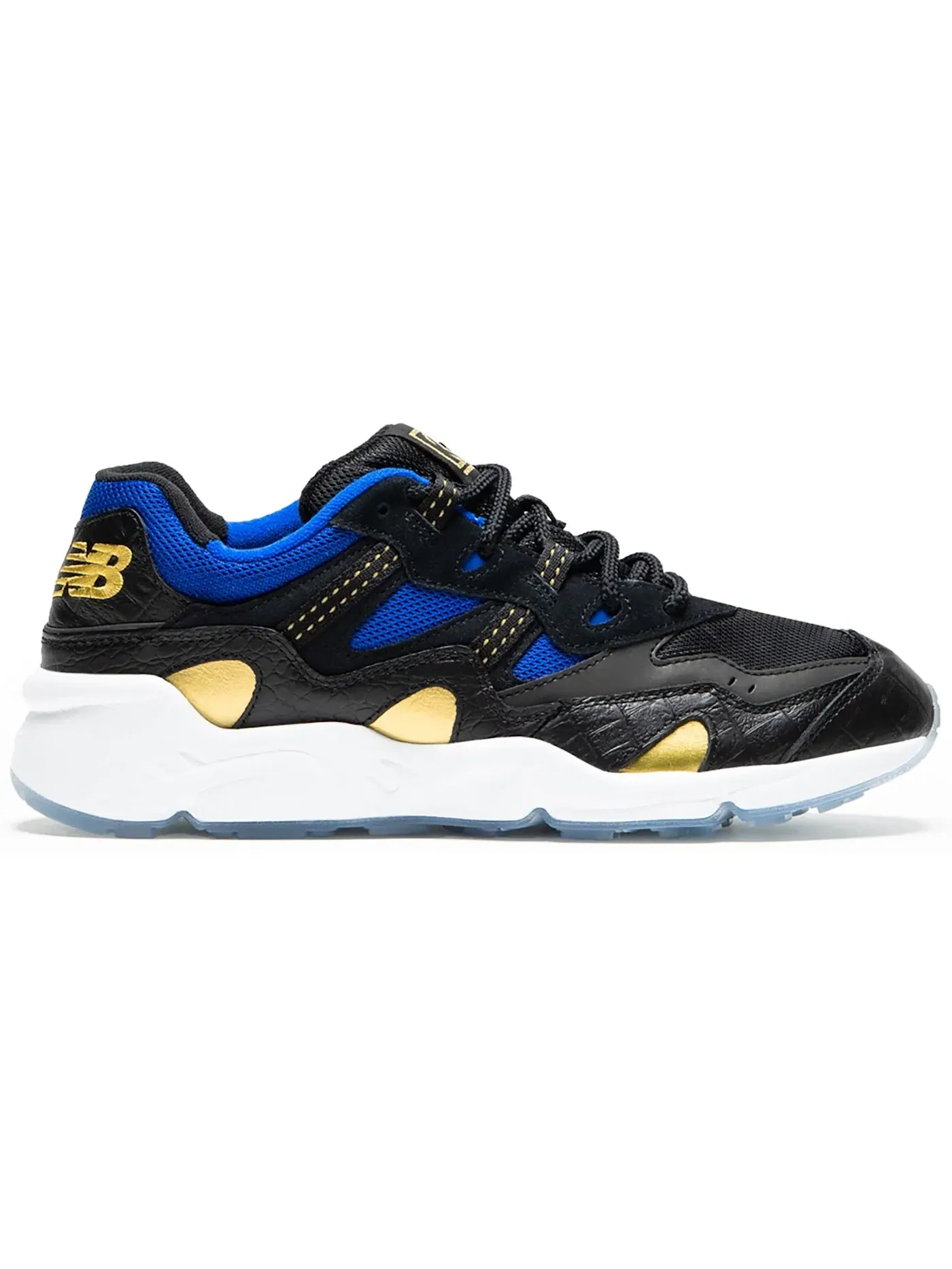 Мужские кроссовки Lifestyle New Balance 850 Kawhi Four Bounces — изображение 1 из 1, черный/синий-золотистый