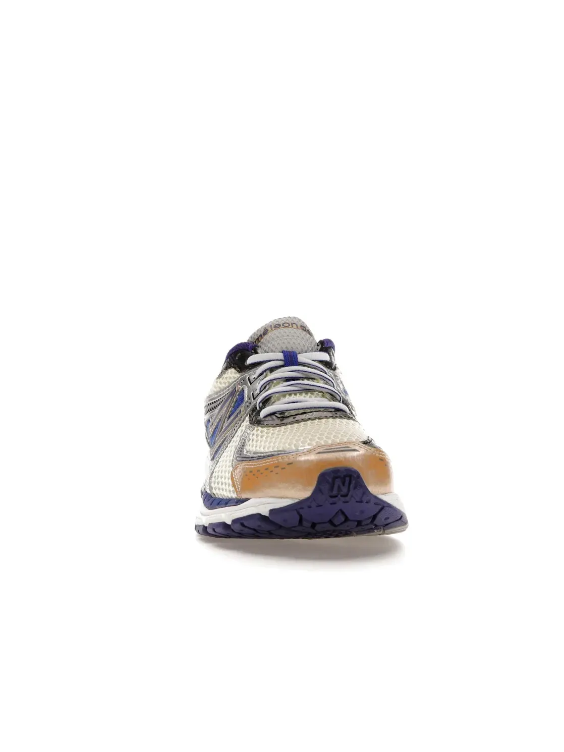 Мужские кроссовки коллаборация New Balance 860v2 Aimé Leon Dore — изображение 2 из 4, синий серебристый