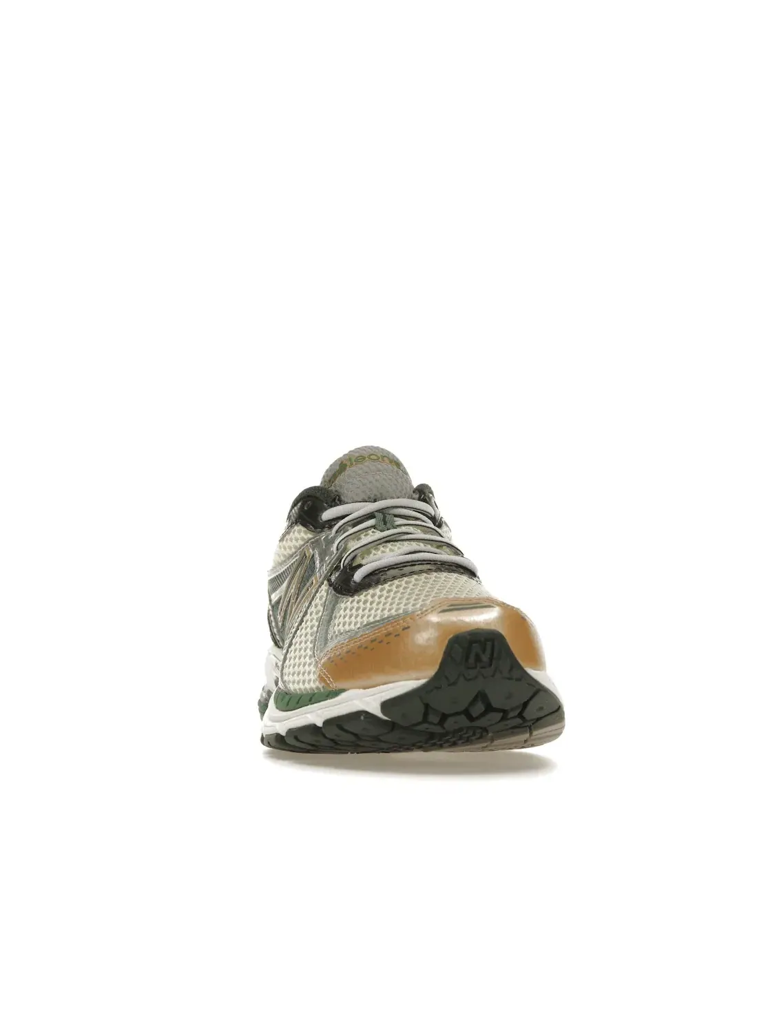 Мужские кроссовки Lifestyle New Balance 860v2 Aime Leon Dore Green — изображение 2 из 4, зеленый/серебристый