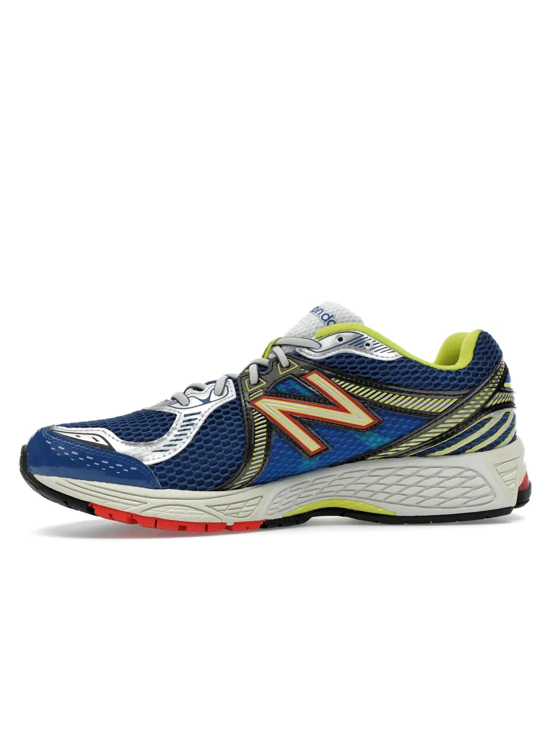 Мужские кроссовки для повседневной носки New Balance 860v2 Aimé Leon Dore — изображение 3 из 4, синий желтый