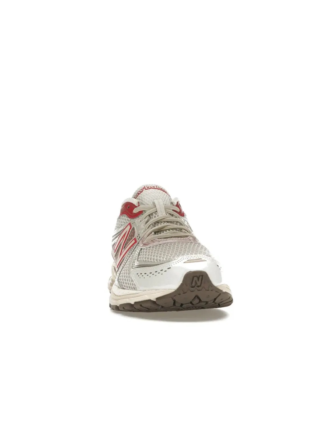 Мужские кроссовки Lifestyle New Balance 860v2 — изображение 2 из 4, белый/коричневый/розовый