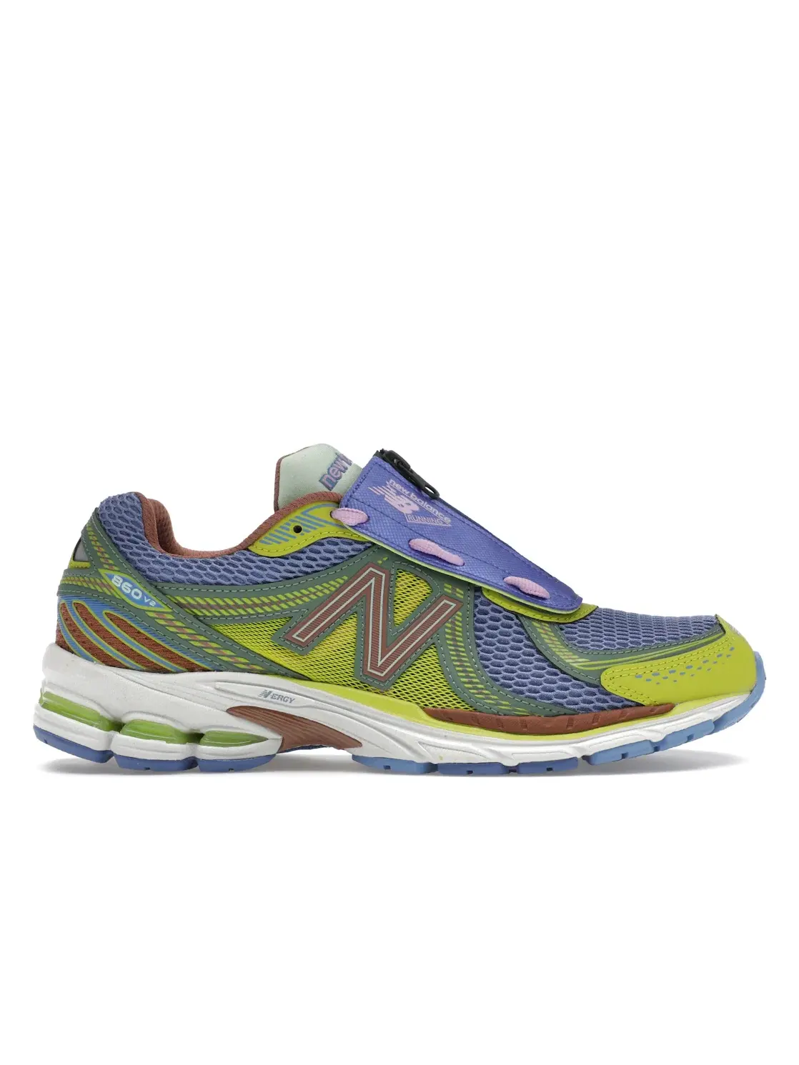 Мужские кроссовки Lifestyle с коллаборацией New Balance 860v2 Up There 2000's Tropes — изображение 1 из 4, синий