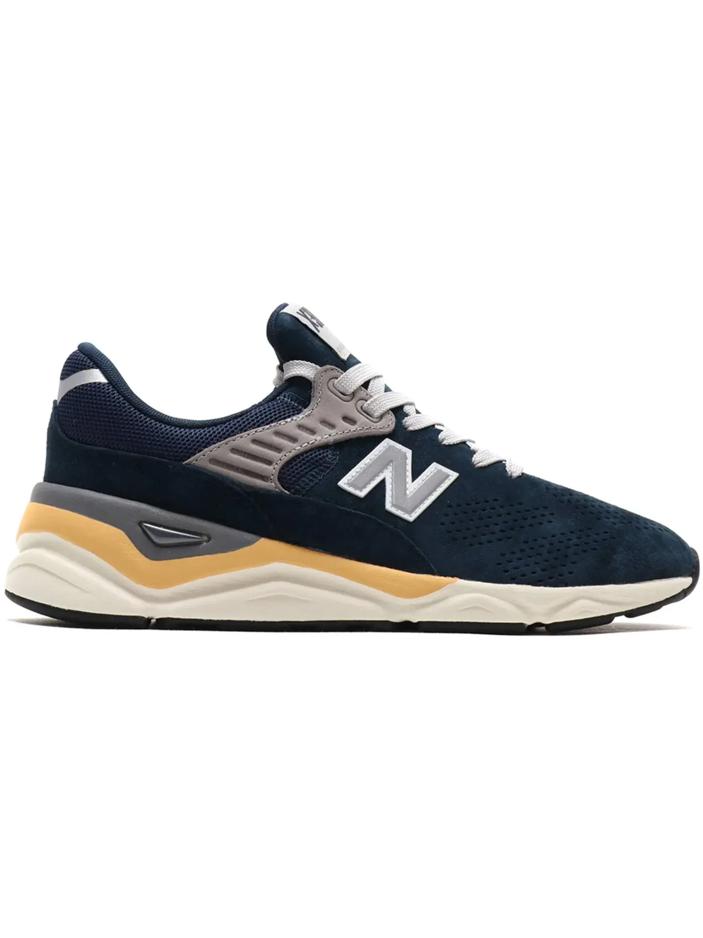 Мужские кроссовки Lifestyle New Balance X-90 — изображение 1 из 1, темно-синий/серый-желтый