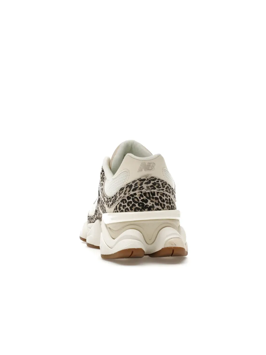 Мужские кроссовки с леопардовым принтом New Balance 9060 — изображение 4 из 4, бежевый/коричневый/белый
